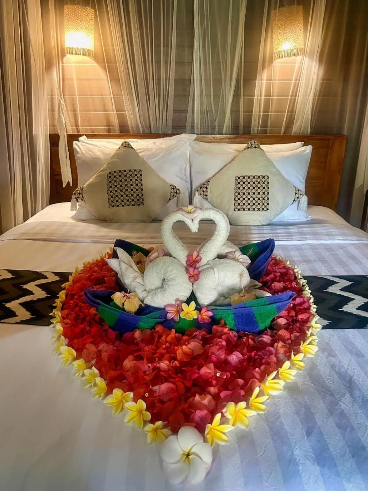 Bed in Island Garden Huts Lembongan