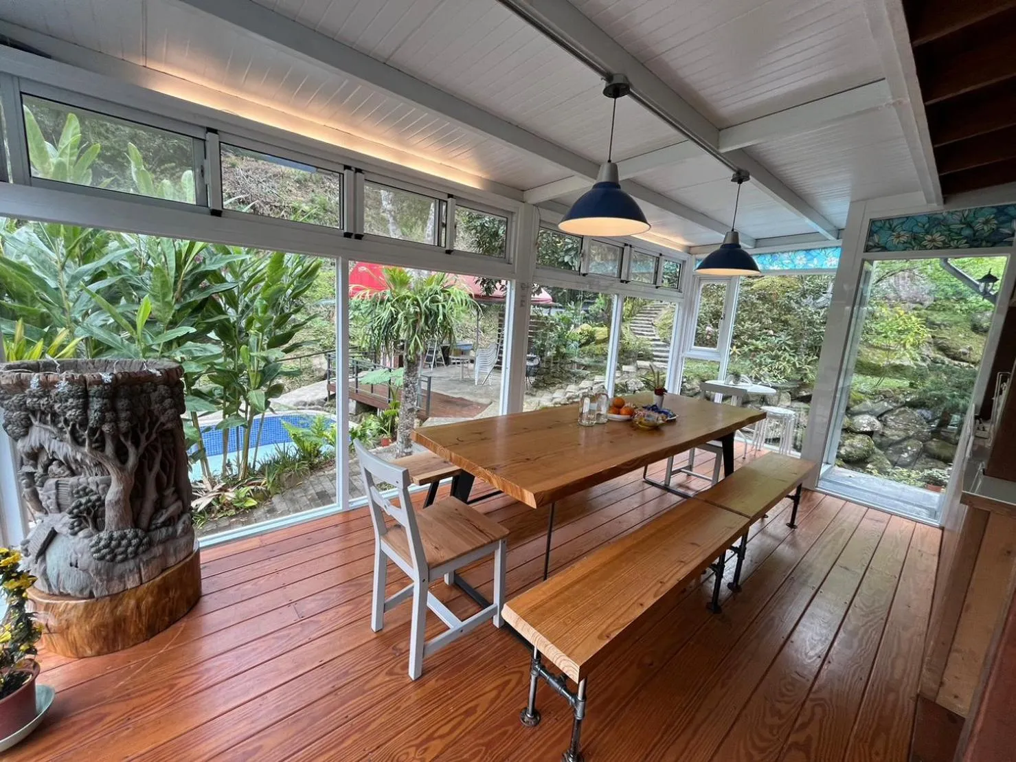 Communal lounge/ TV room in Wen Qiao Villa