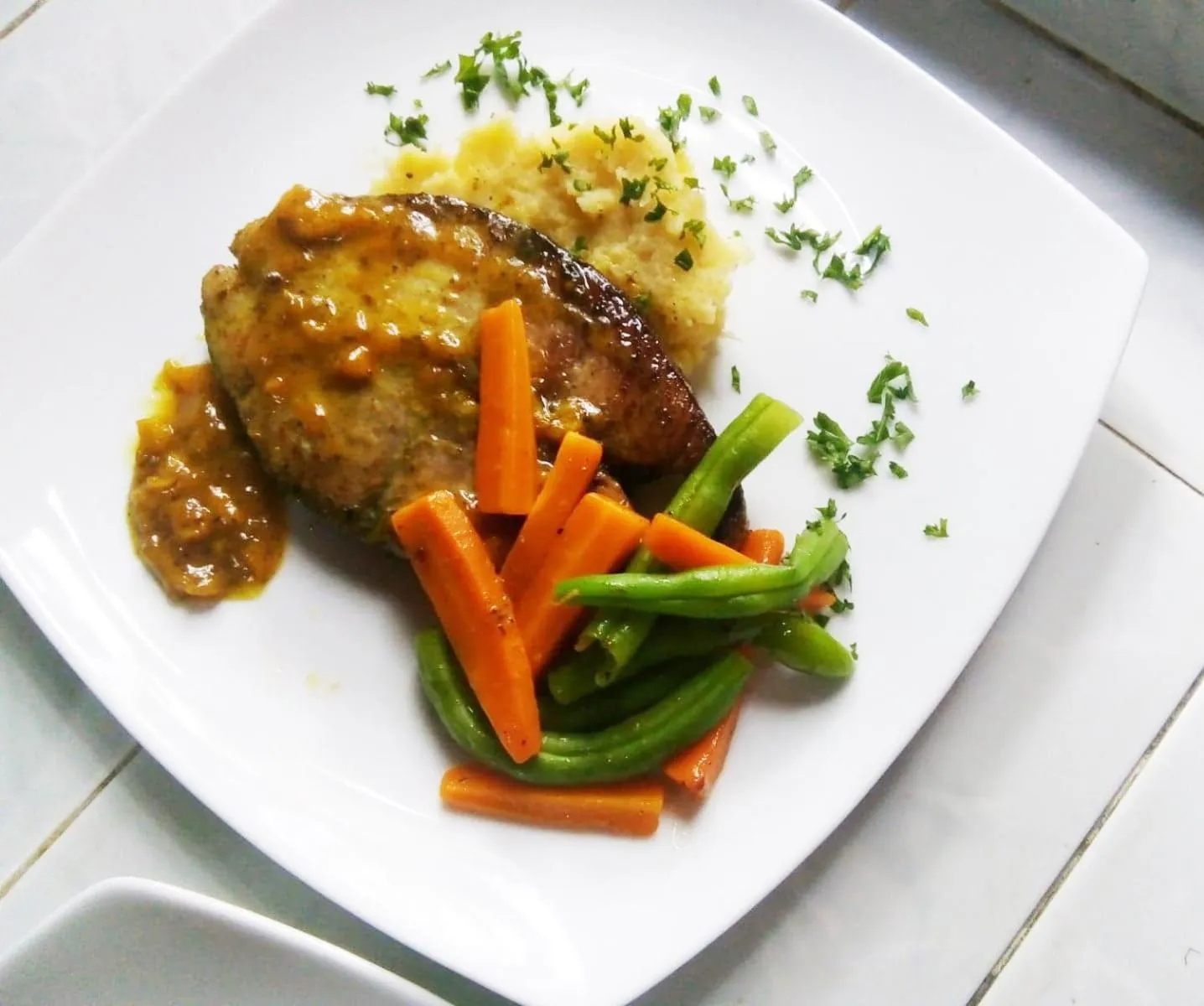 Food close-up in Blue Horizon Beach Hotel