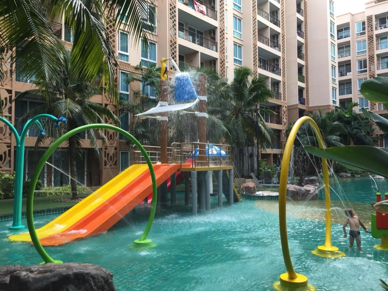 Children play ground in Atlantis Condo Resort Jomtien TLH