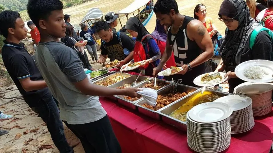 BBQ facilities in Taman Negara River View Lodge