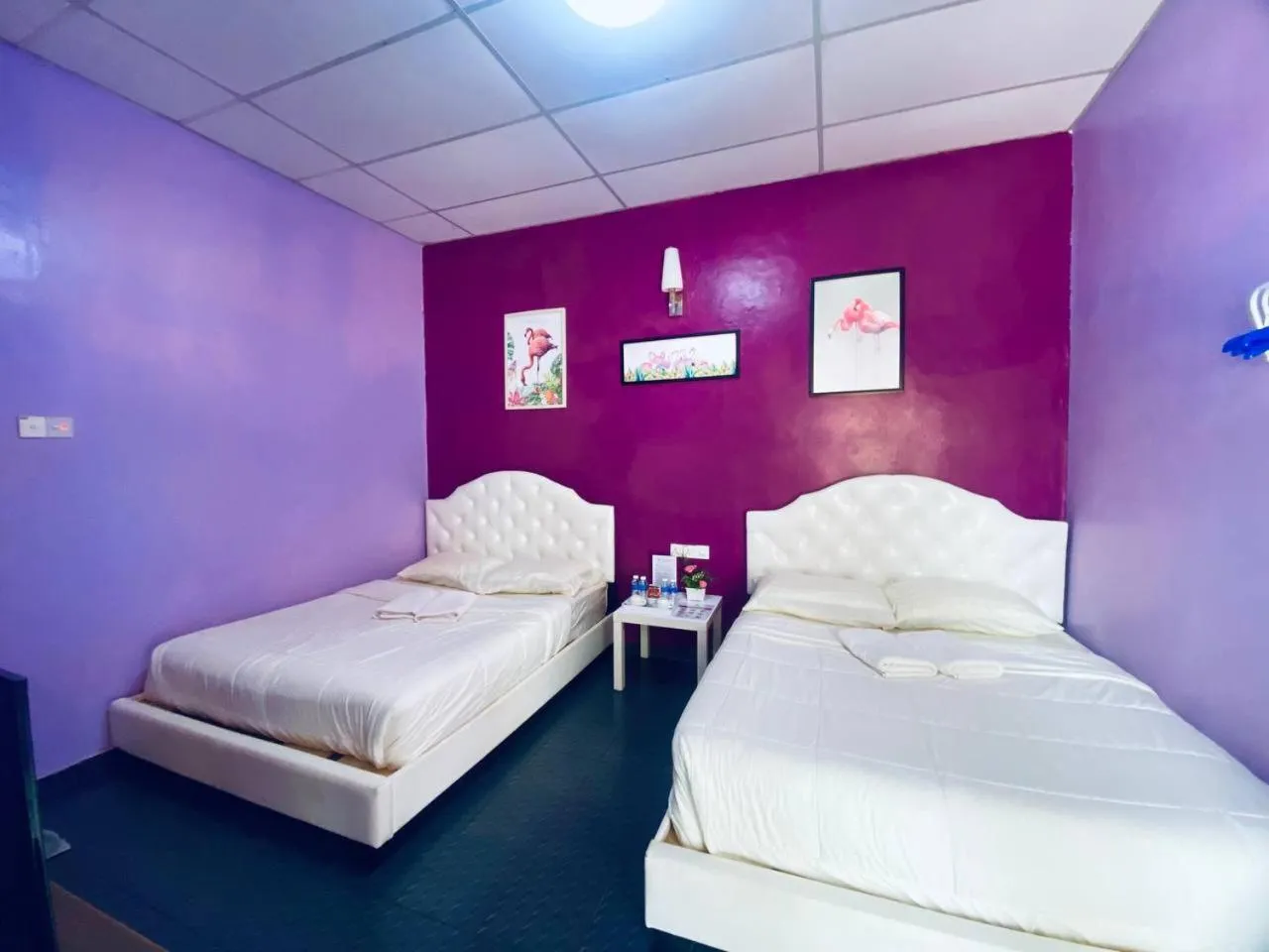 Bed in Taman Negara River View Lodge