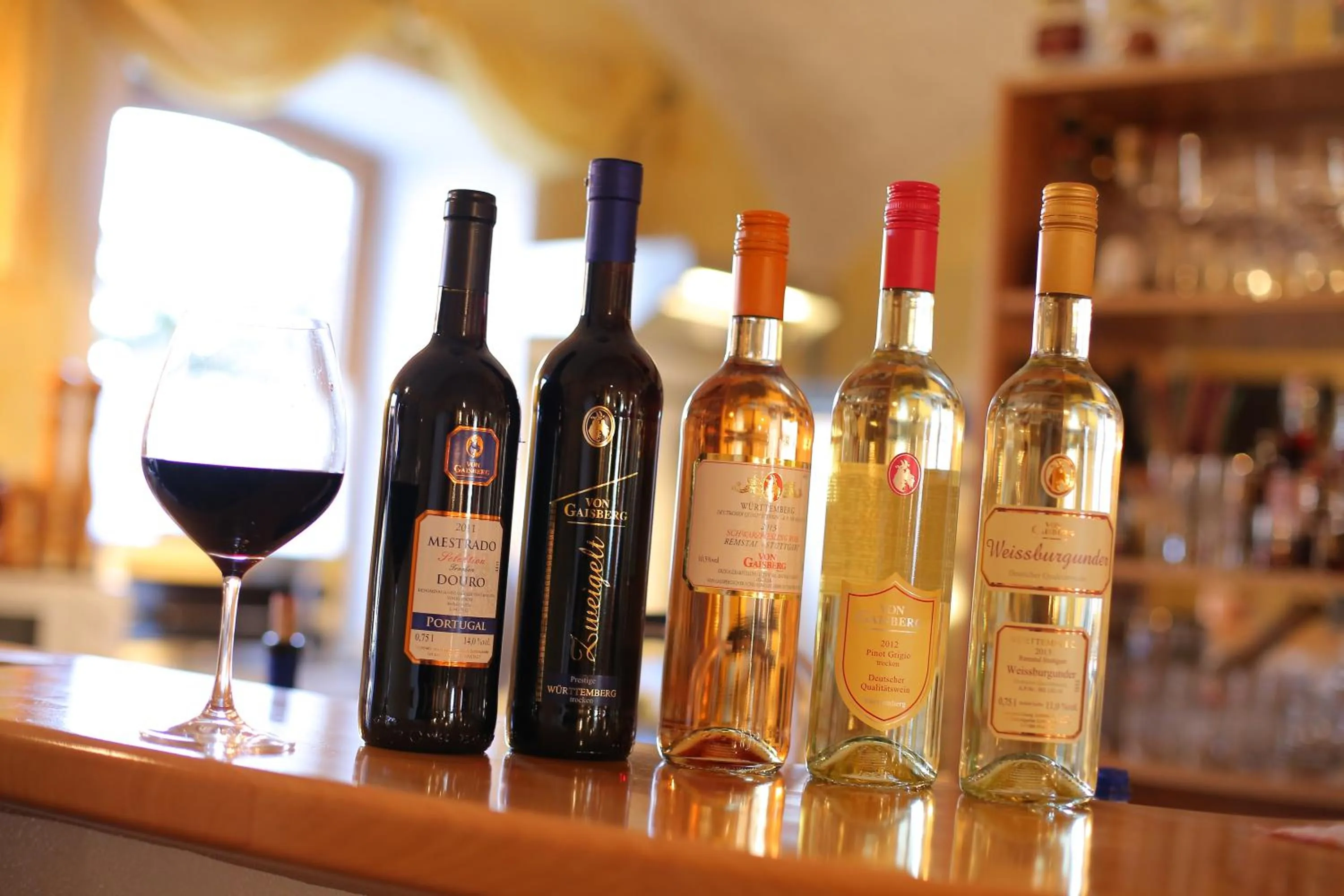 Alcoholic drinks in Hotel Bockmaier