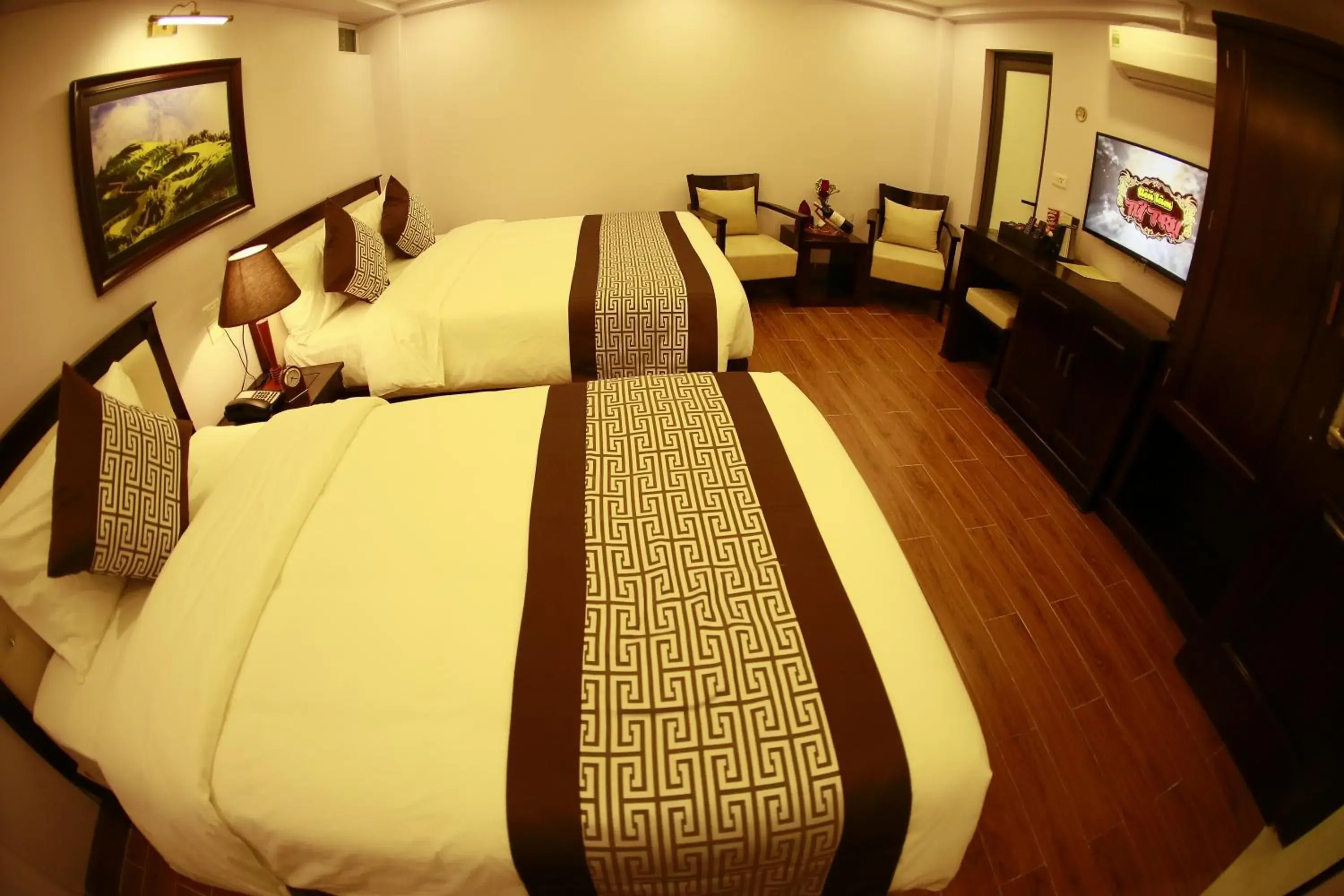 Standard Twin Room in Le Bordeaux Sapa Hotel Standard Twin Room in Le Bordeaux Sapa Hotel