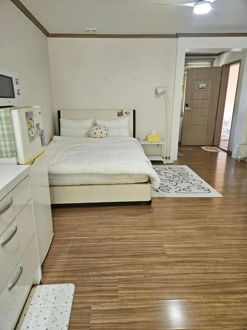Bed in Bellus-Rose Pension Gyeongju