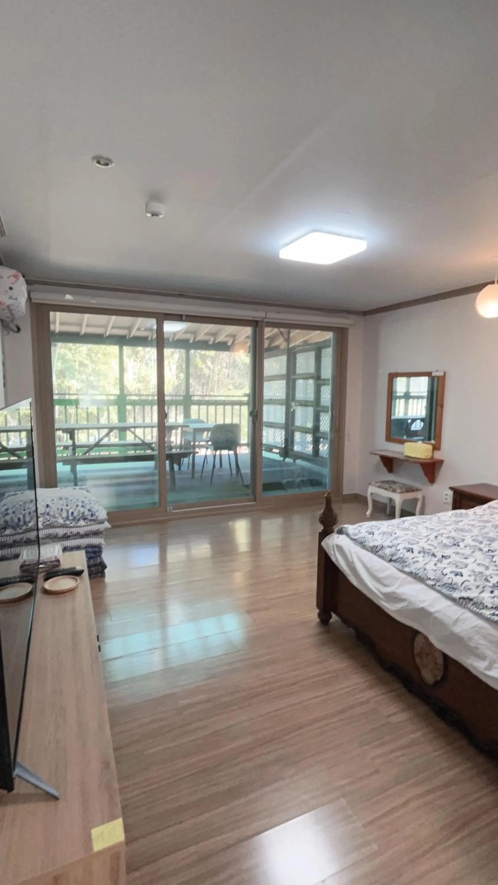Bed in Bellus-Rose Pension Gyeongju