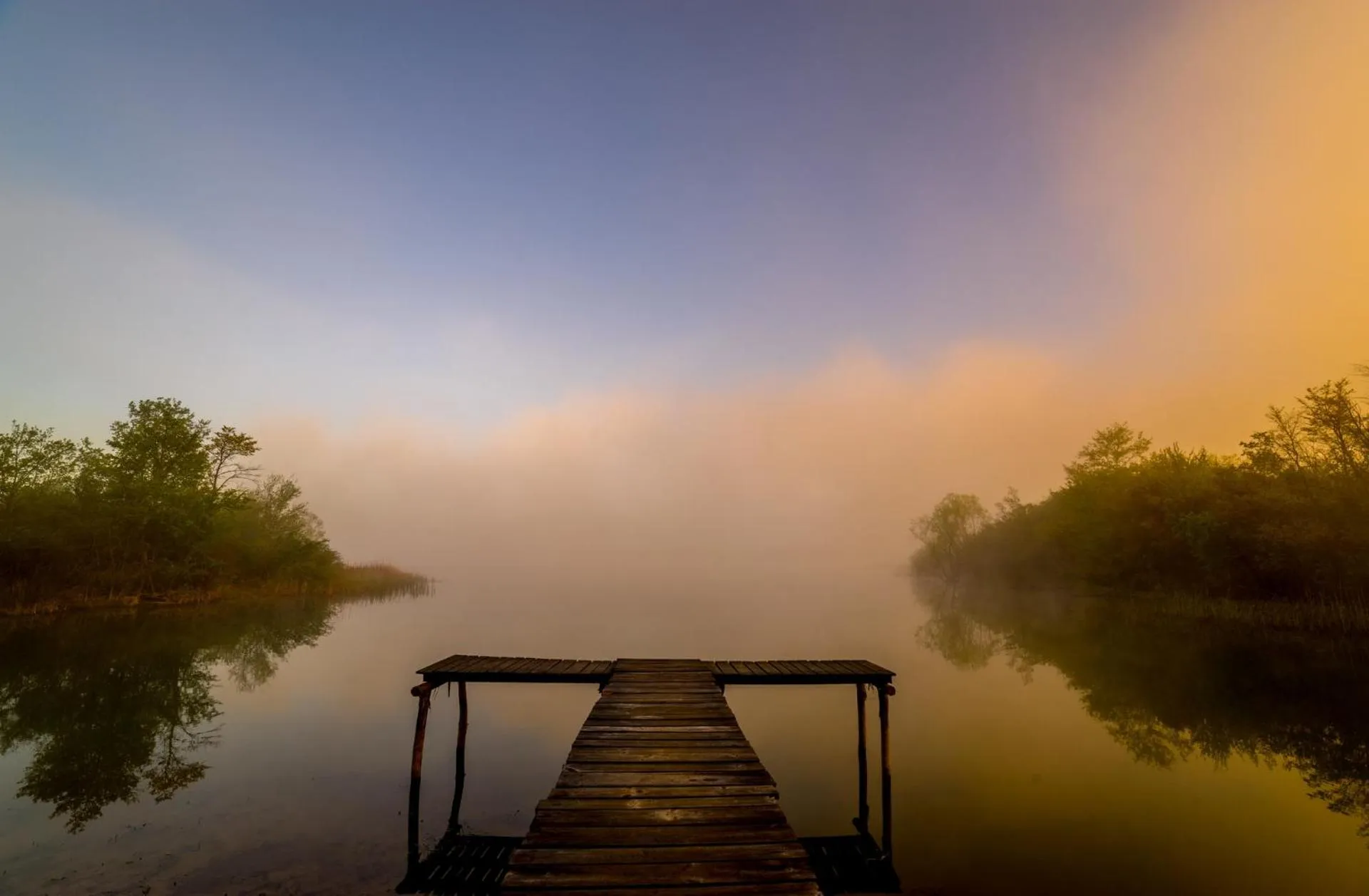 Fishing in Complex Pristan in the mountain