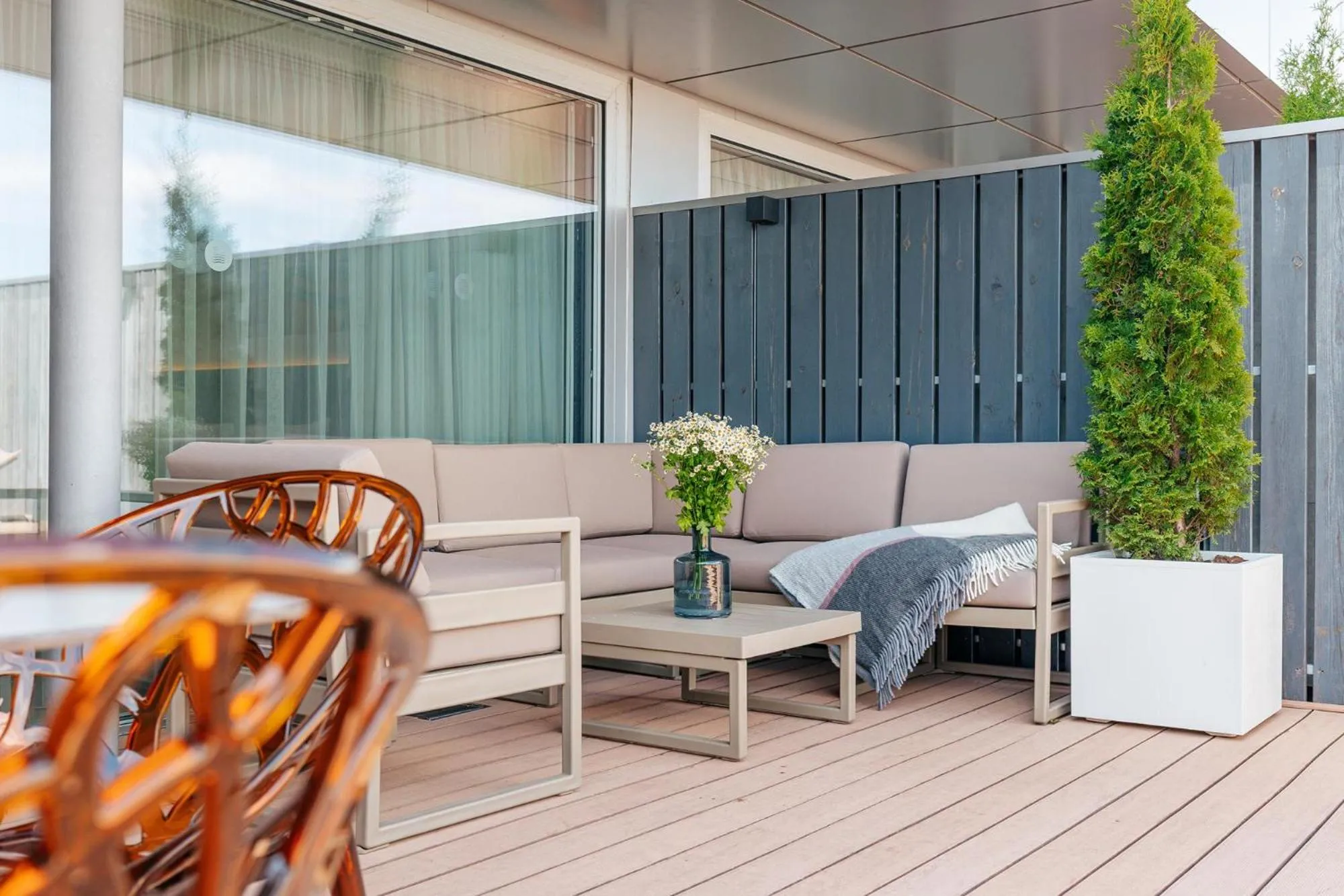 Balcony/Terrace in Lielupe Hotel SPA & Conferences by Semarah