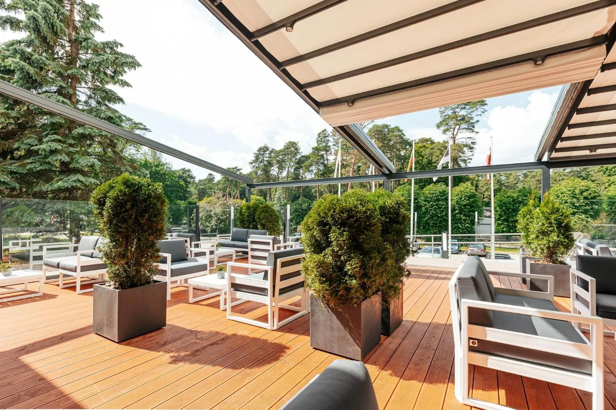 Balcony/Terrace in Lielupe Hotel SPA & Conferences by Semarah