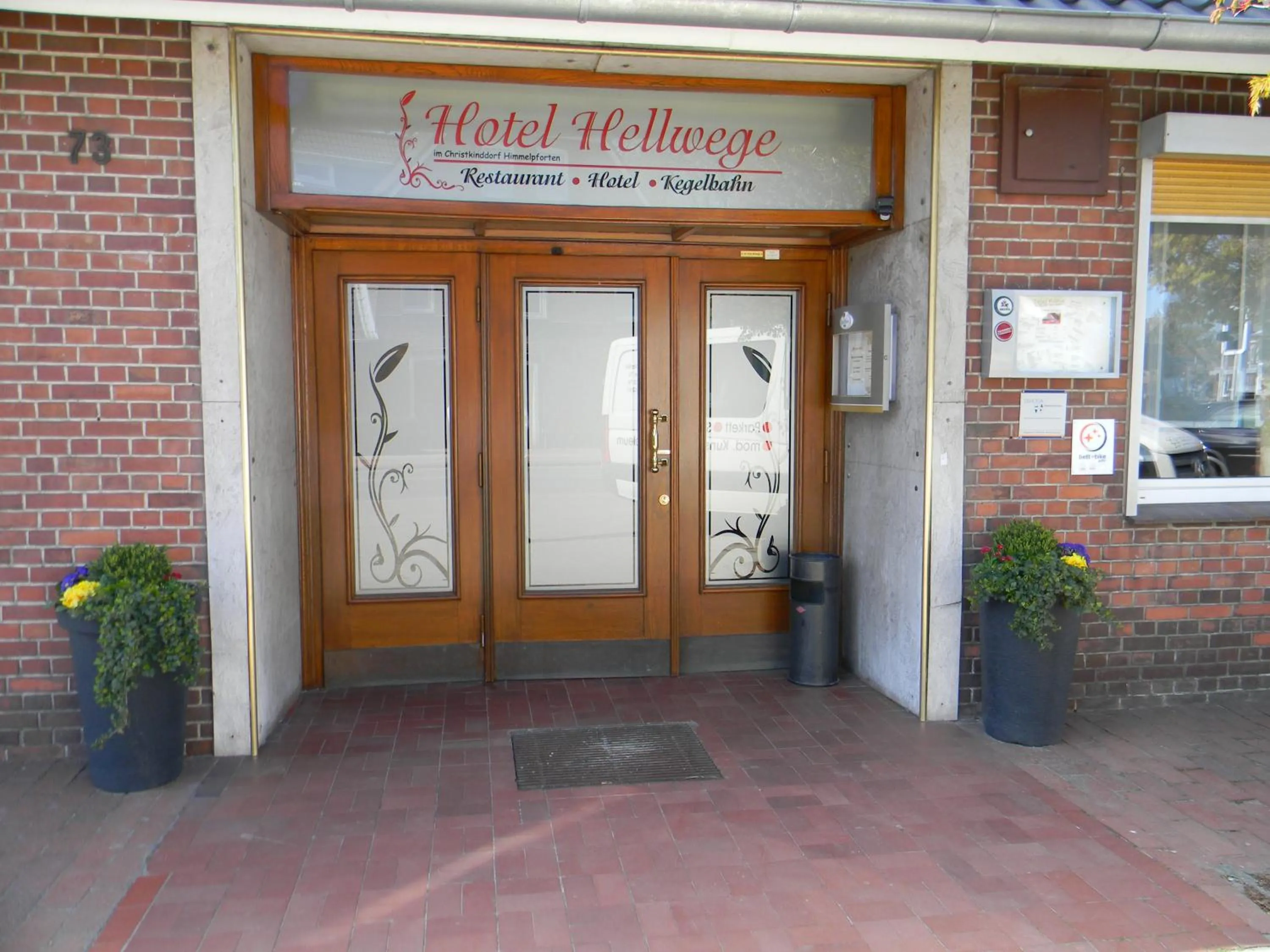 Facade/entrance in Hotel Hellwege