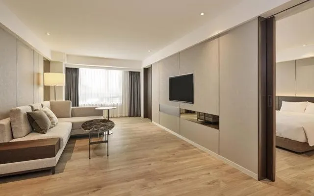 Living room, Bed in Hotel Interburgo Exco