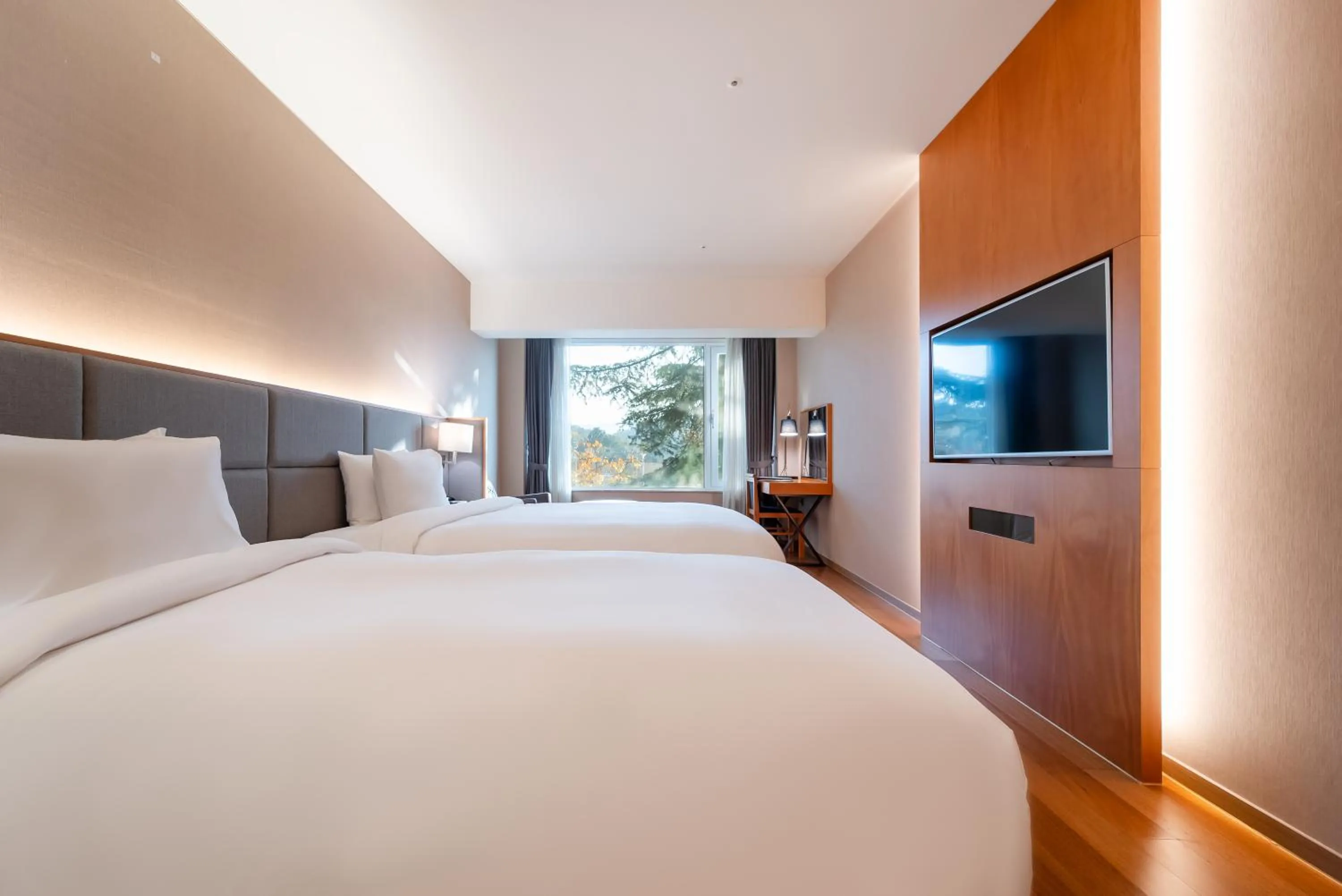 Bed in Hotel Interburgo Daegu