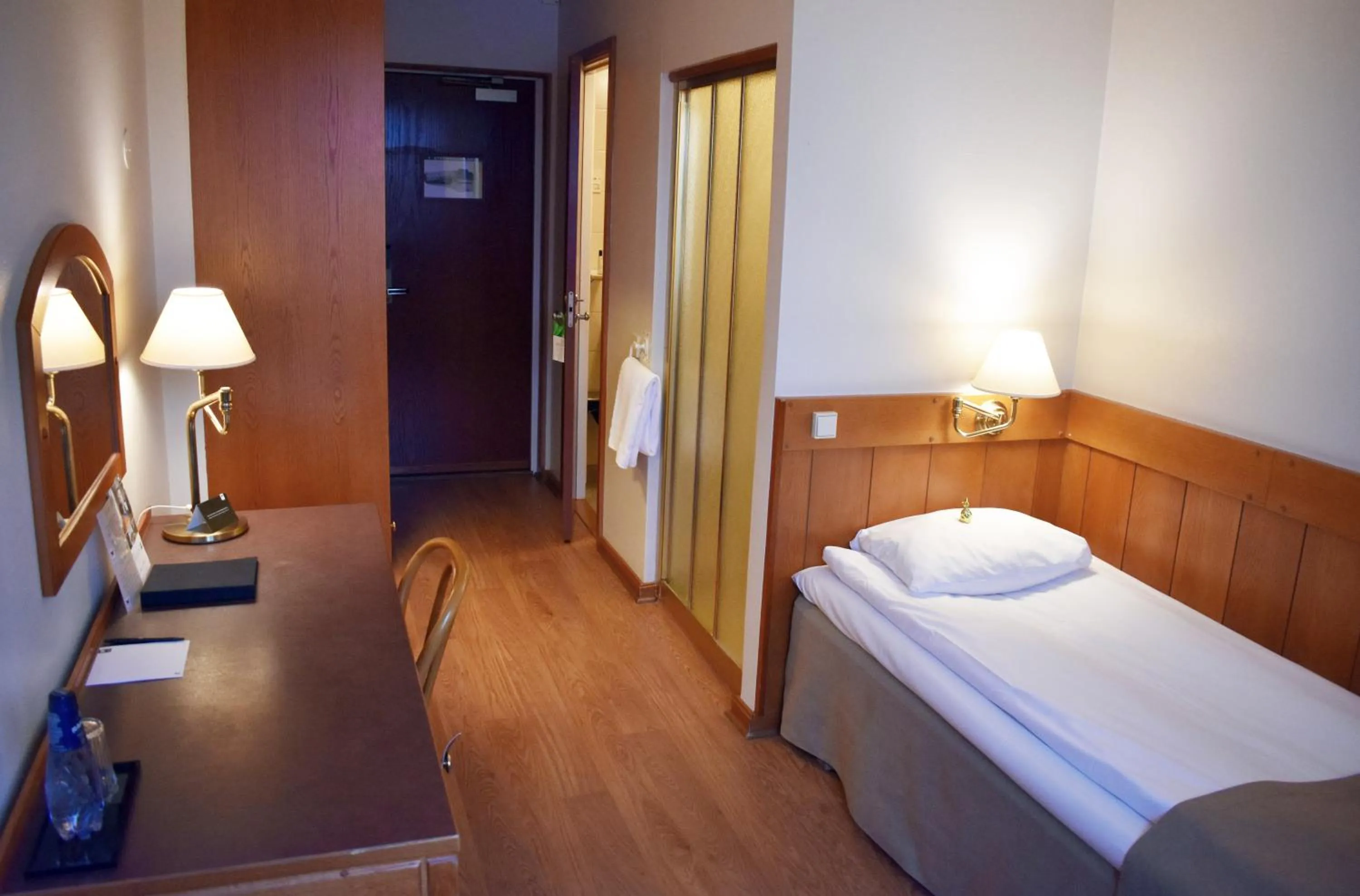 Bed in First Hotel Bengtsfors