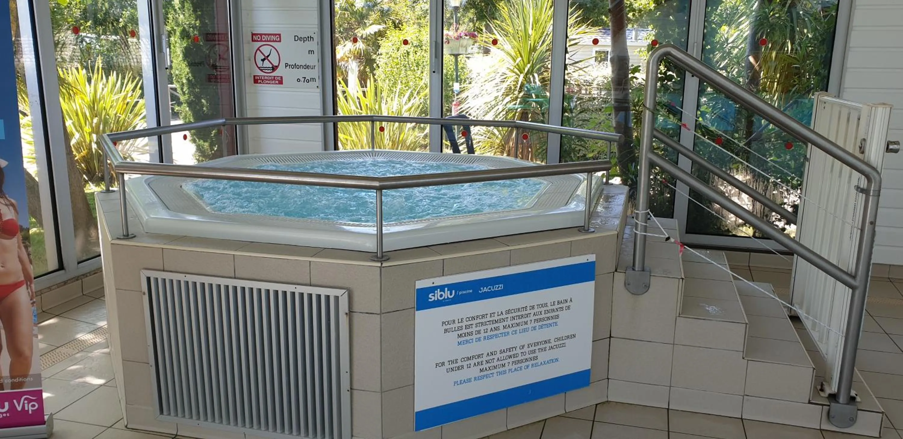 Hot Tub in MOBIL HOME 43 dans Camping 4 Etoiles