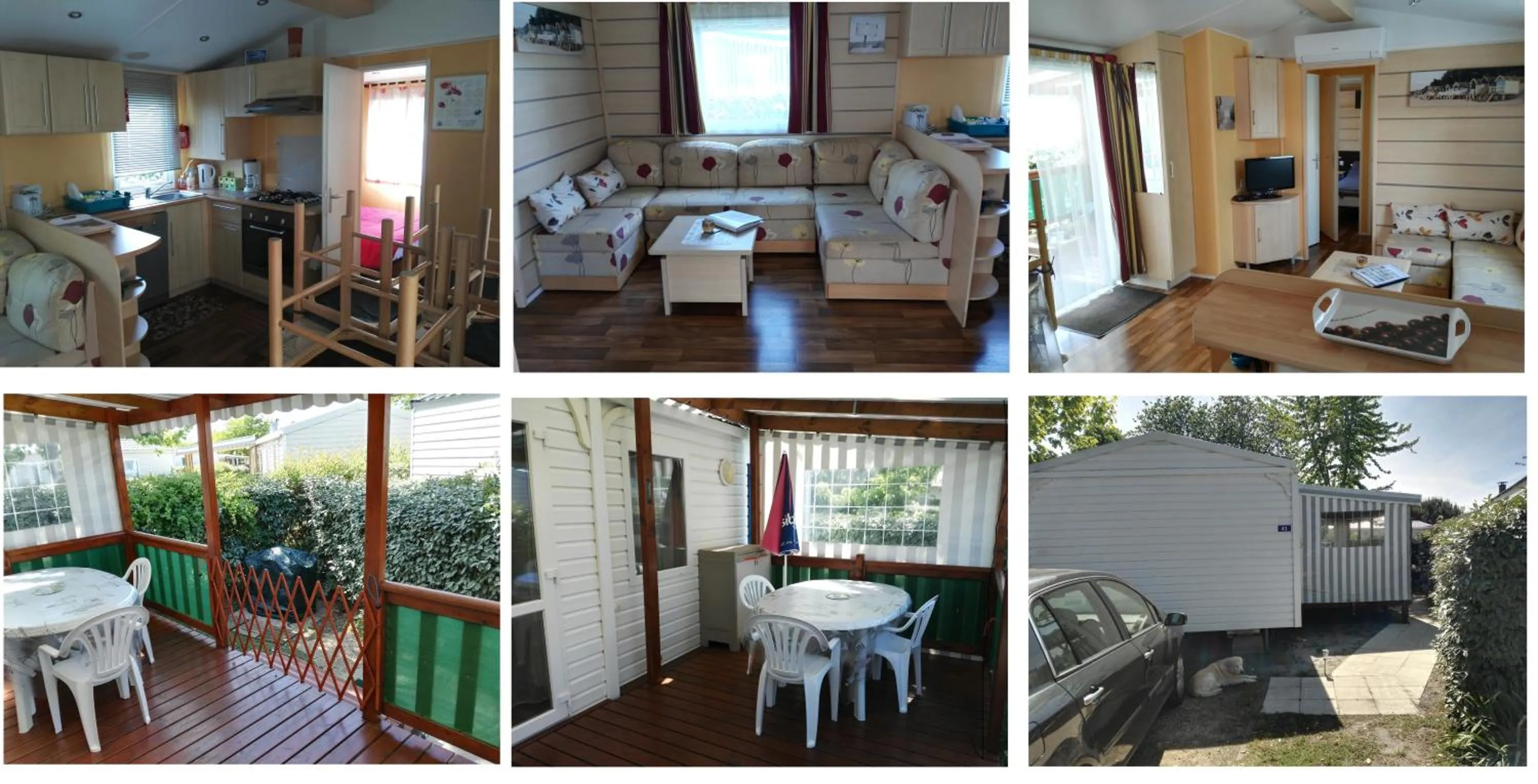 Patio in MOBIL HOME 43 dans Camping 4 Etoiles