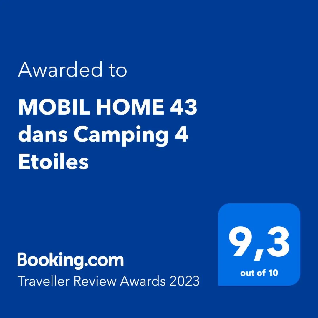 MOBIL HOME 43 dans Camping 4 Etoiles