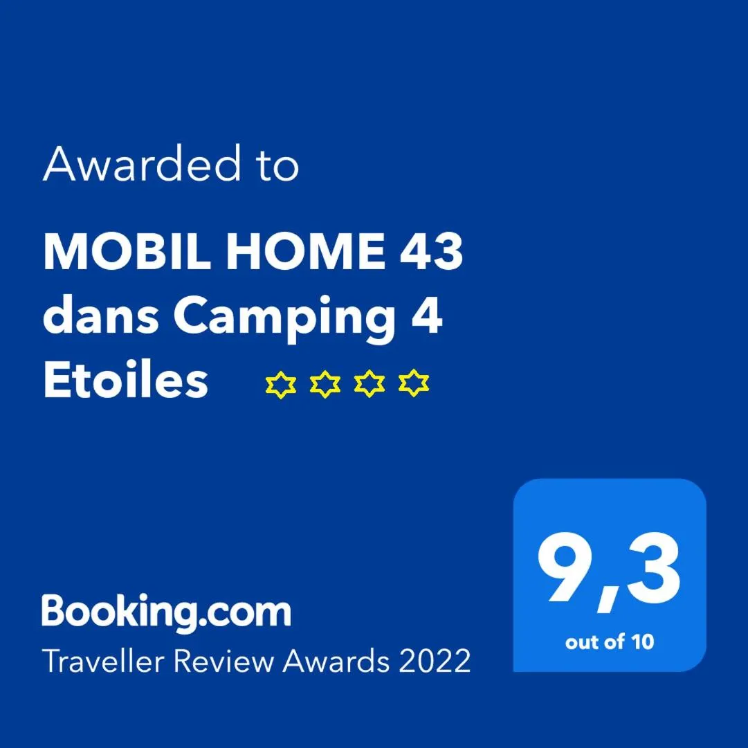 MOBIL HOME 43 dans Camping 4 Etoiles