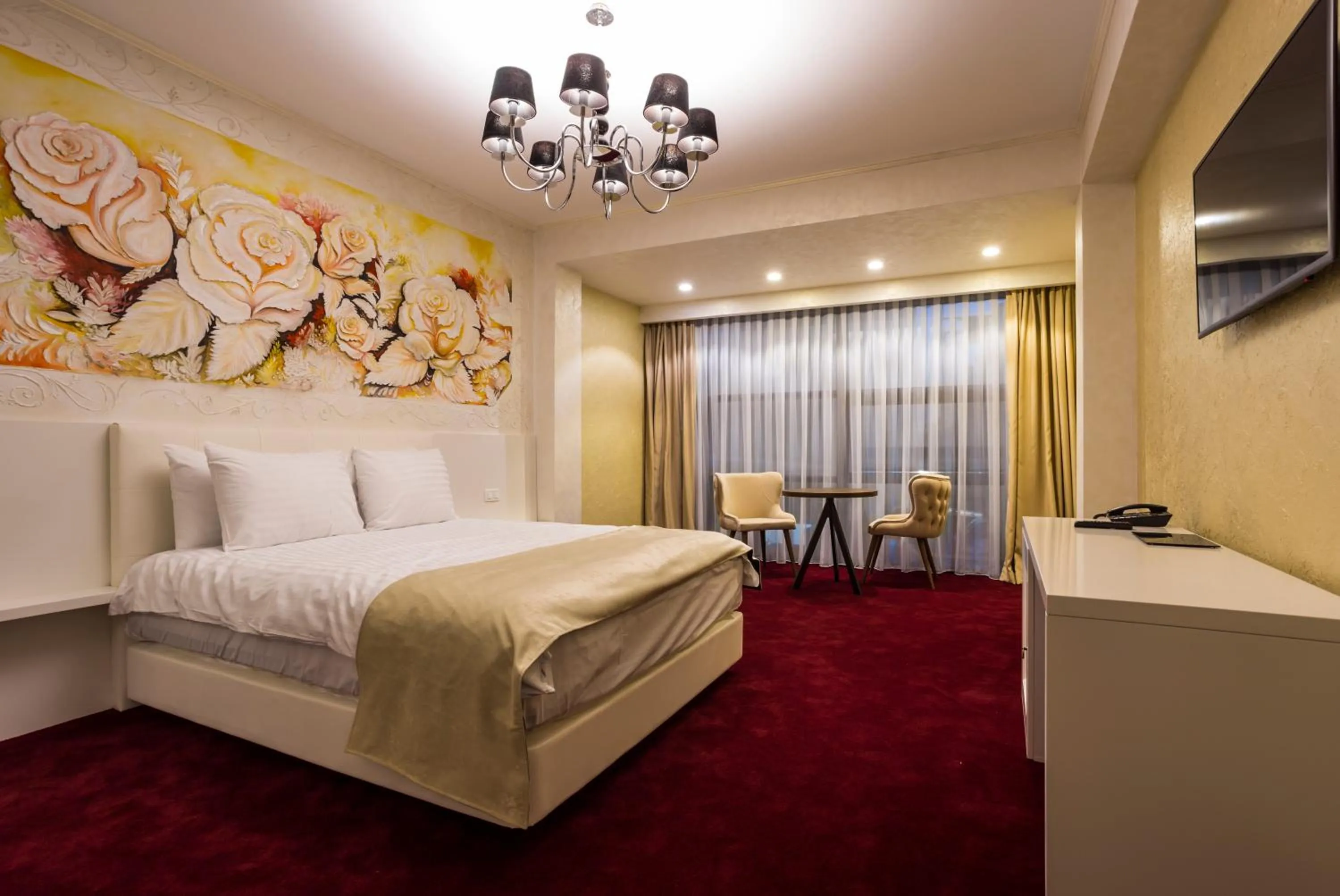 Bed in Ganzo Boutique Hotel