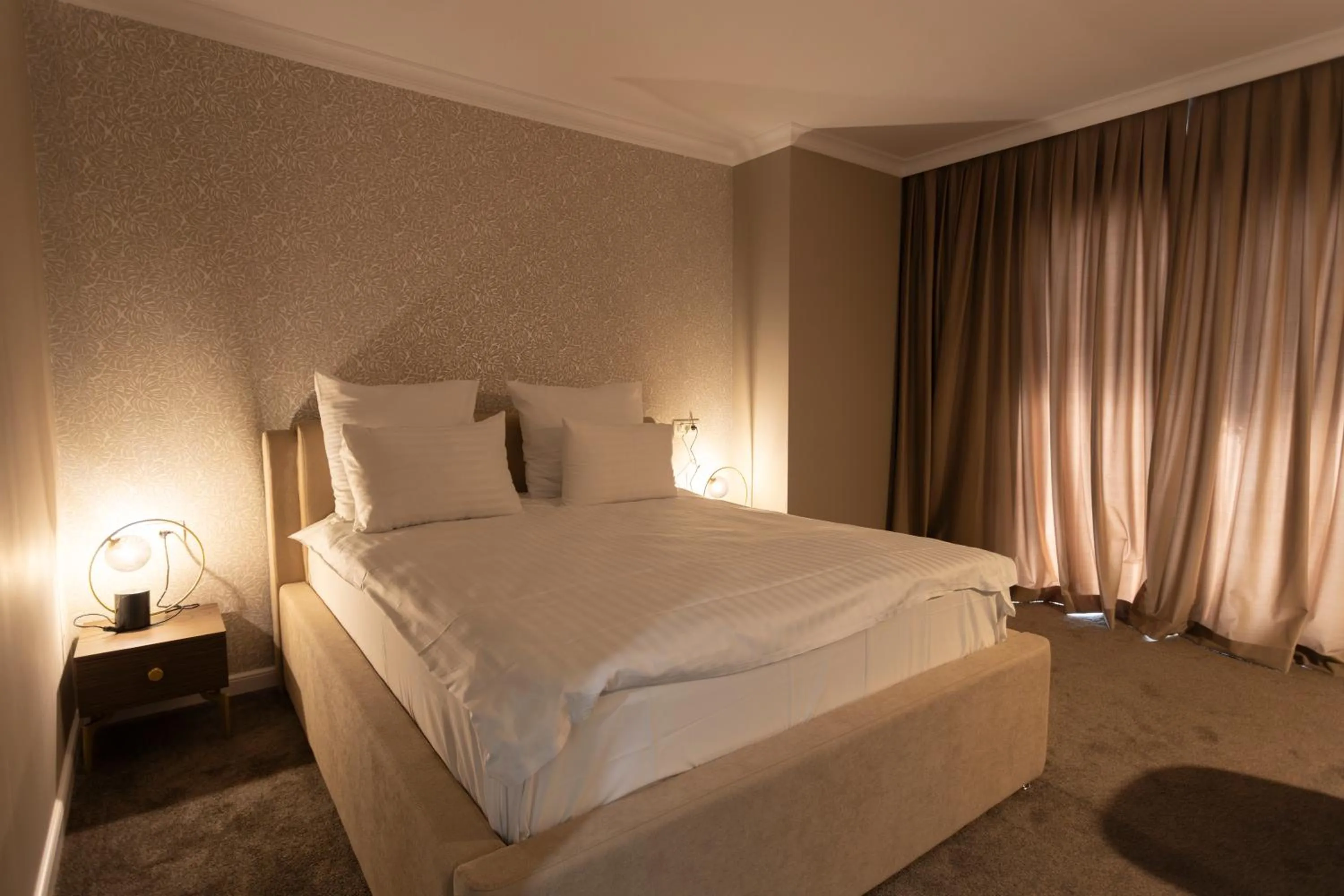 Bed in Ganzo Boutique Hotel