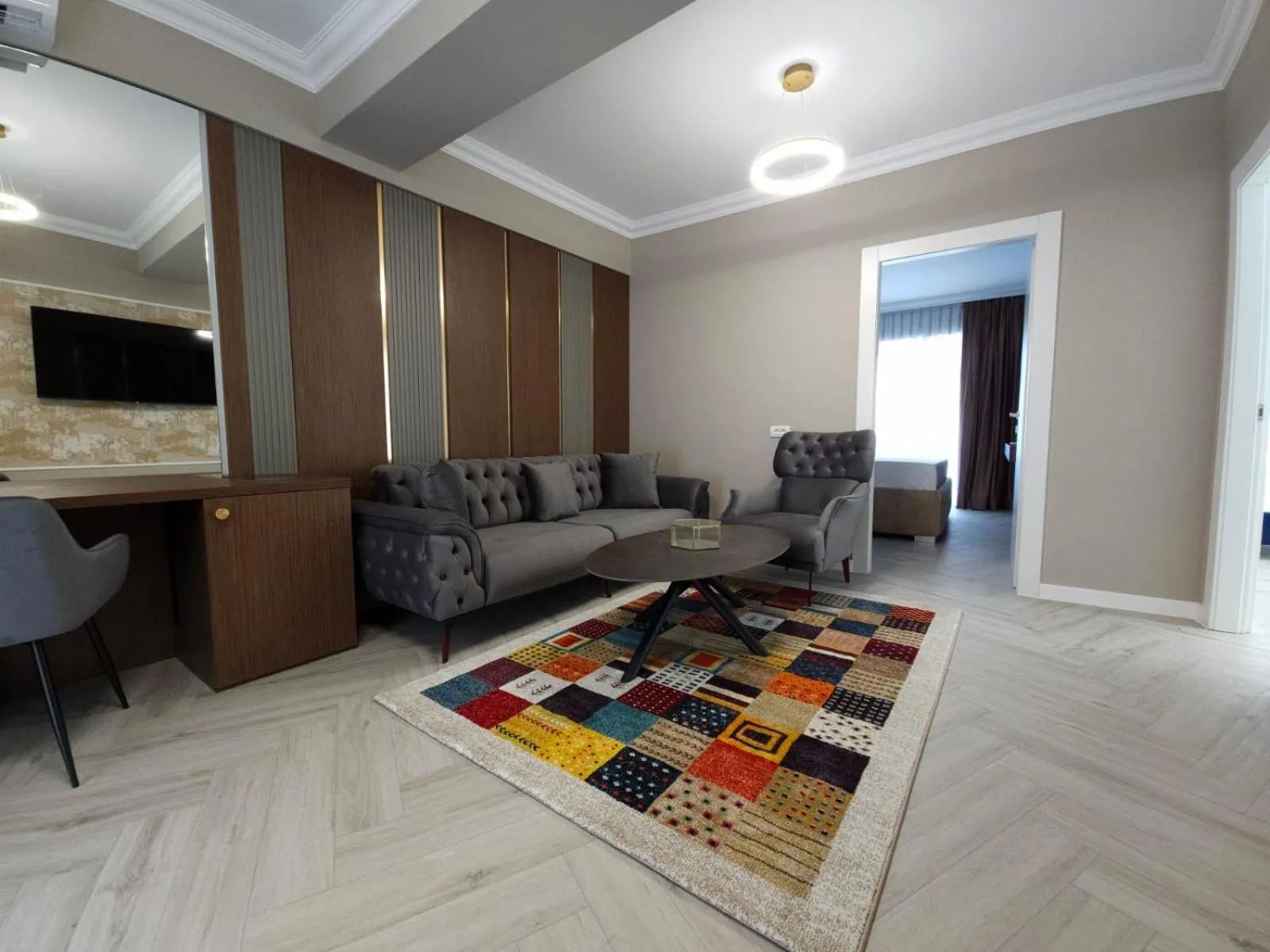 Seating area in Ganzo Boutique Hotel