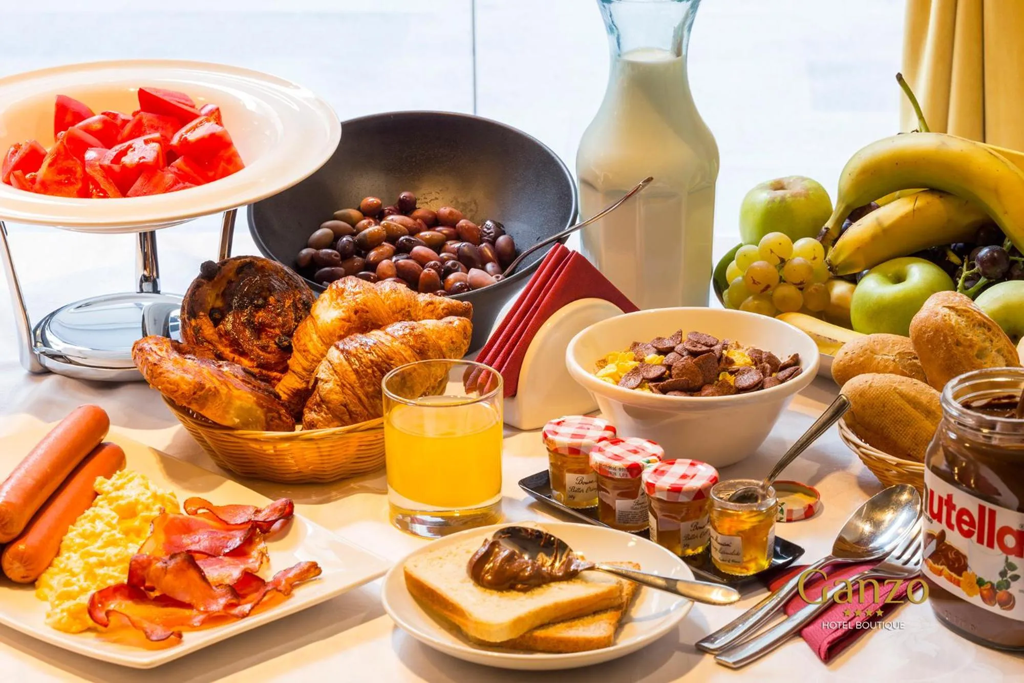 Food and drinks in Ganzo Boutique Hotel