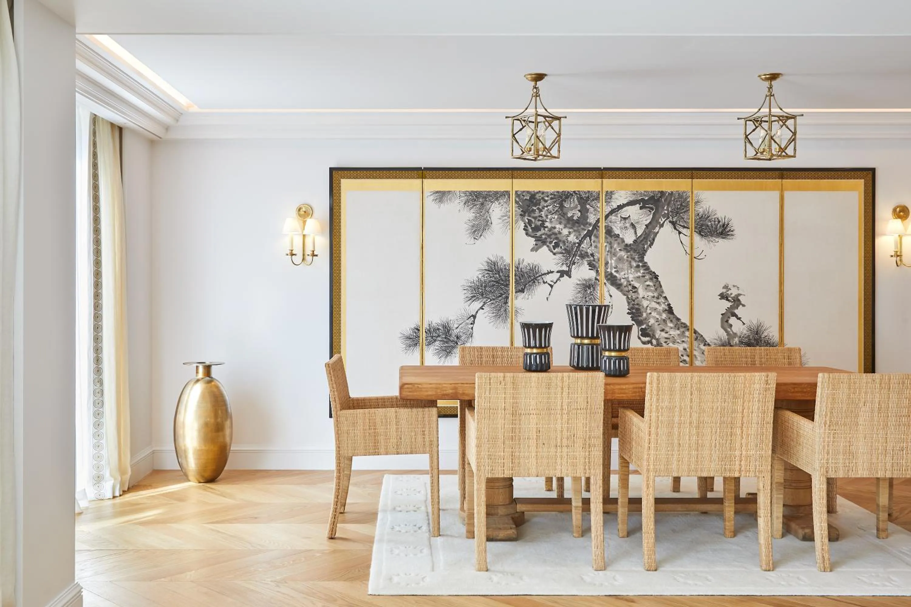 Dining area in Airelles Château de la Messardière