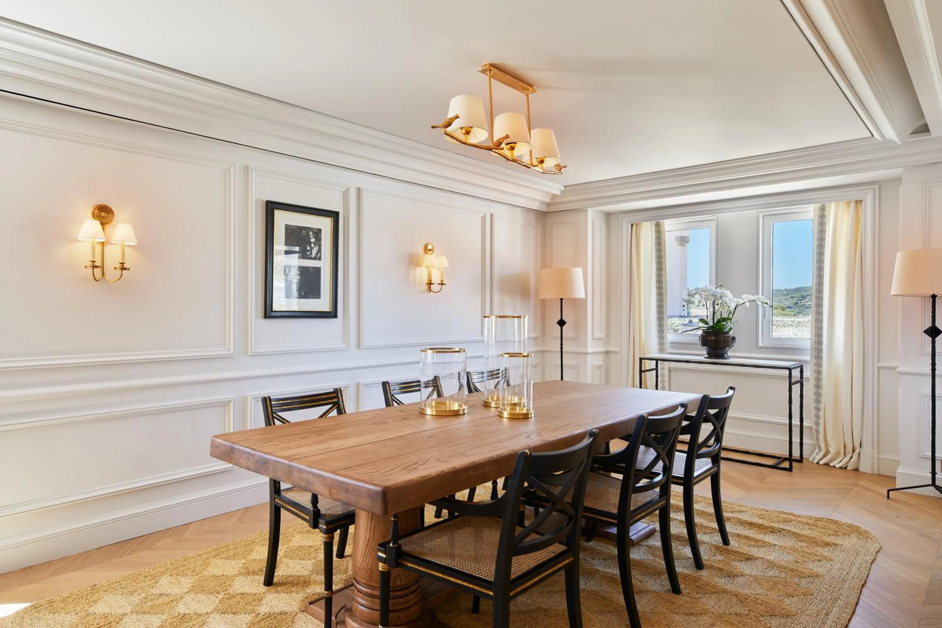 Dining area in Airelles Château de la Messardière