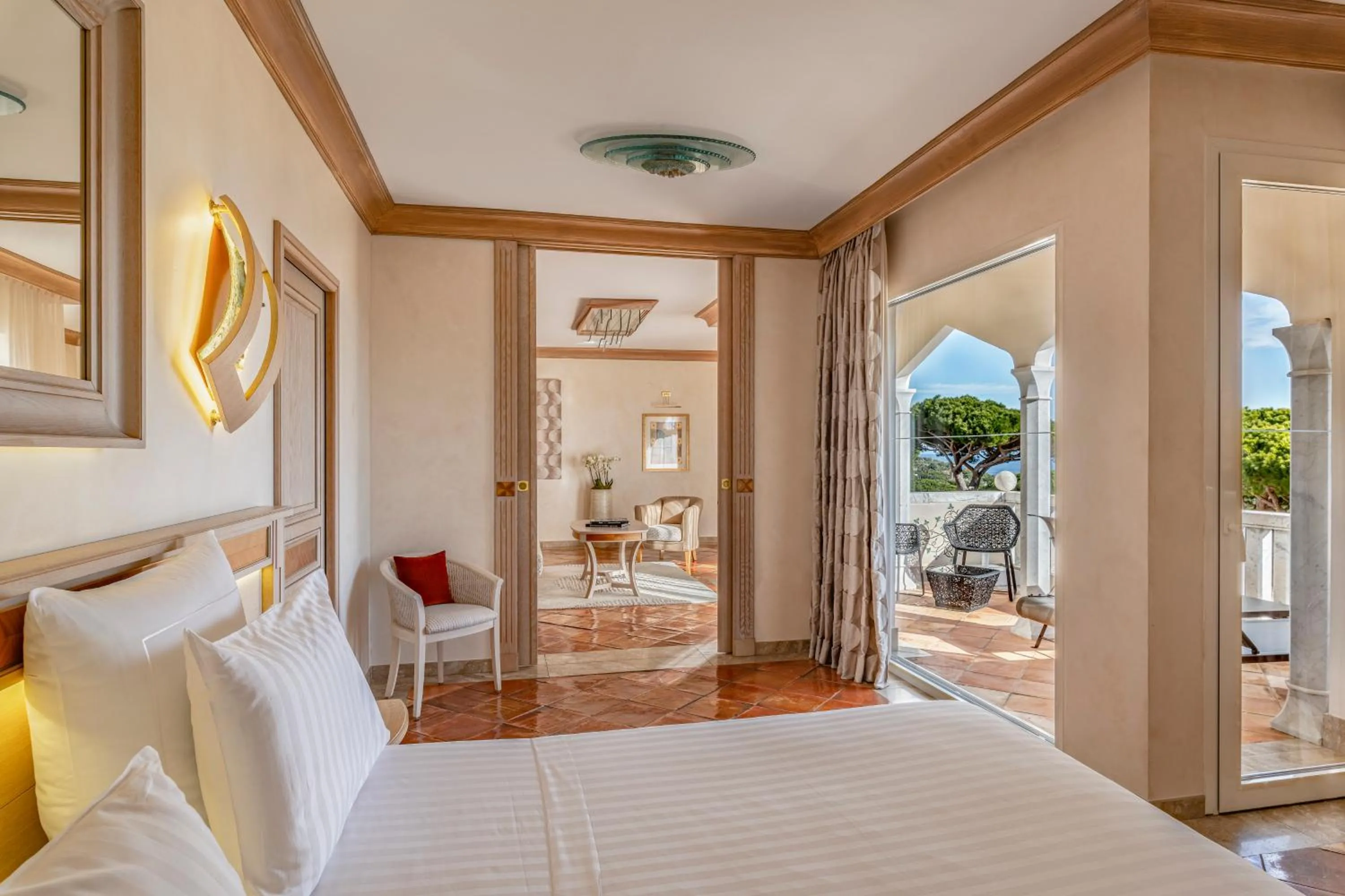 Bed in Airelles Château de la Messardière