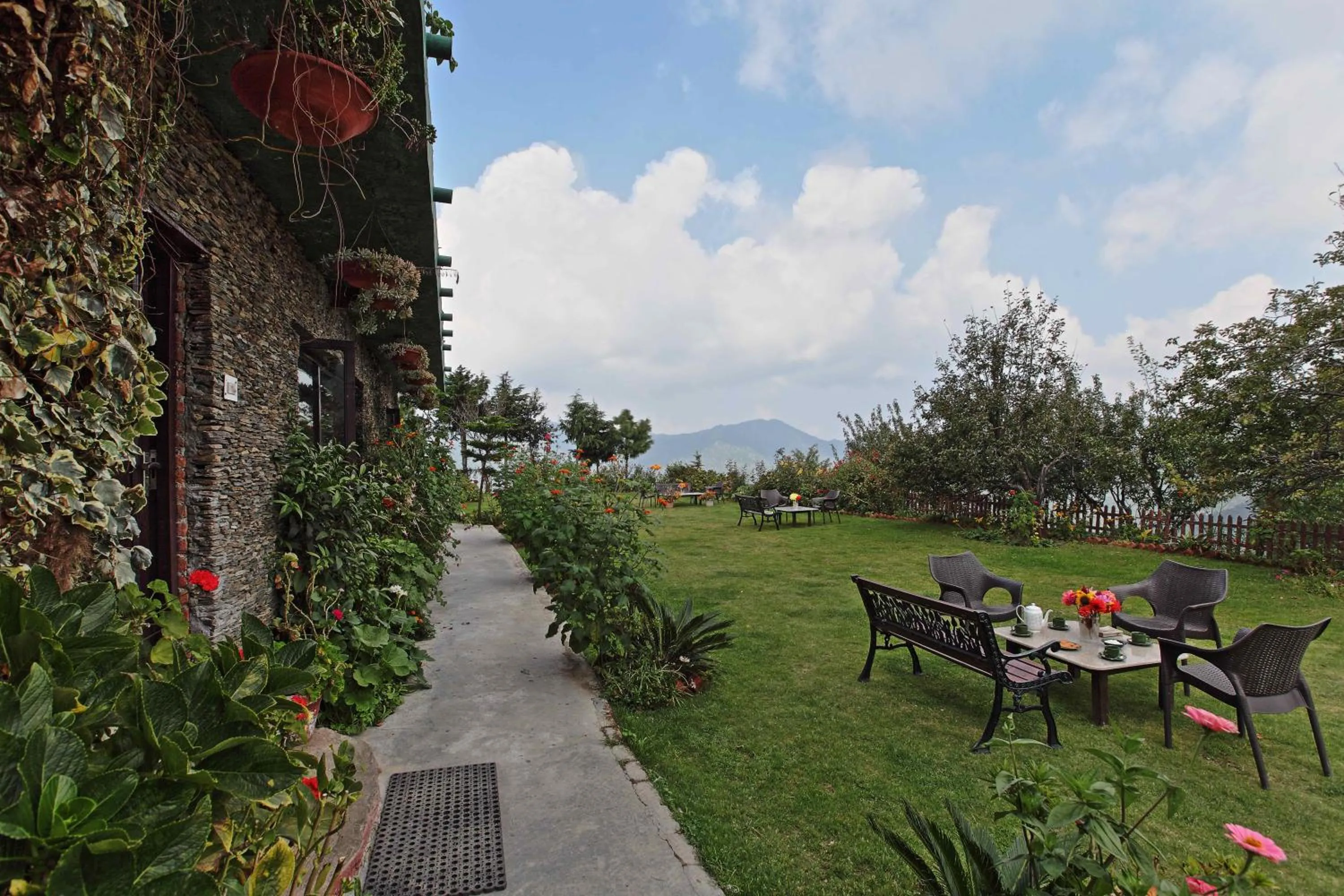 Garden in Cedar Lodge By Aahma