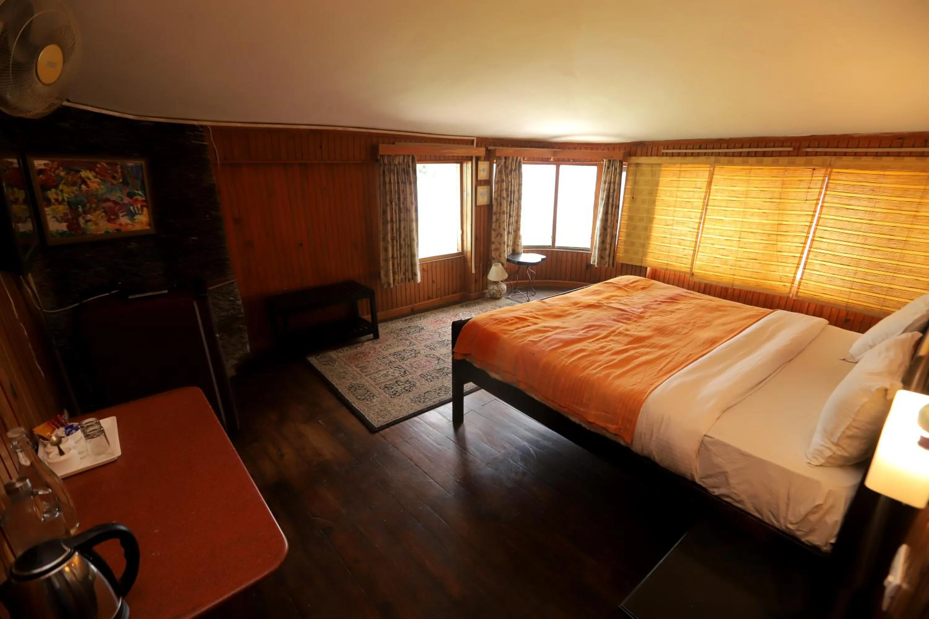 Bedroom, Bed in Cedar Lodge By Aahma