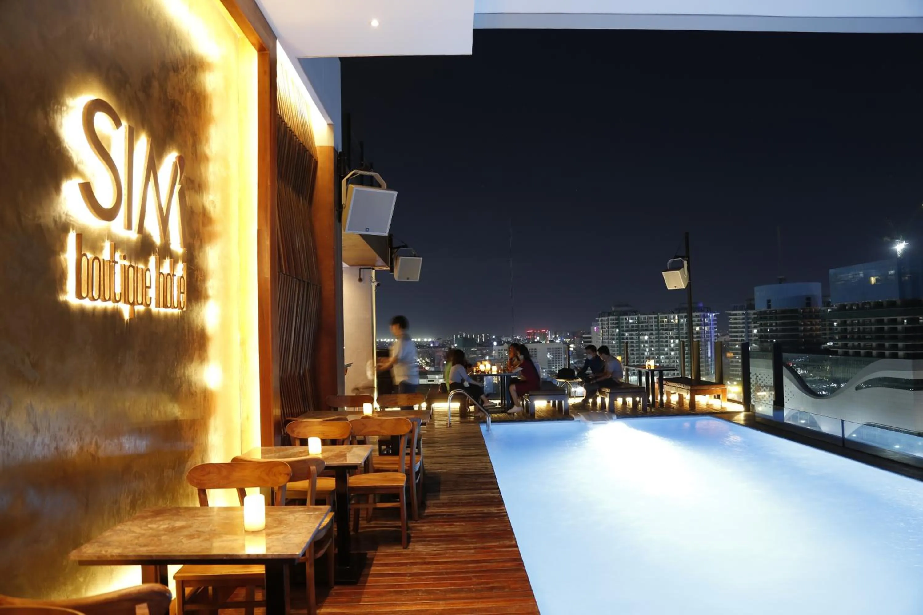 Swimming pool in SIM Boutique Hotel