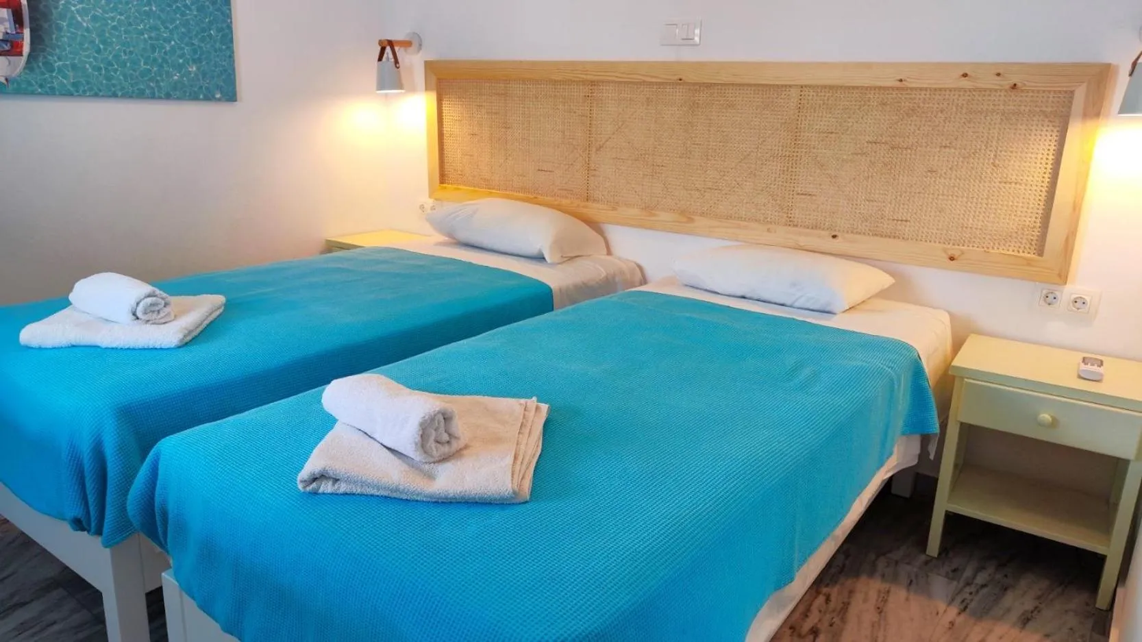 Bed in Ragousis Apartments