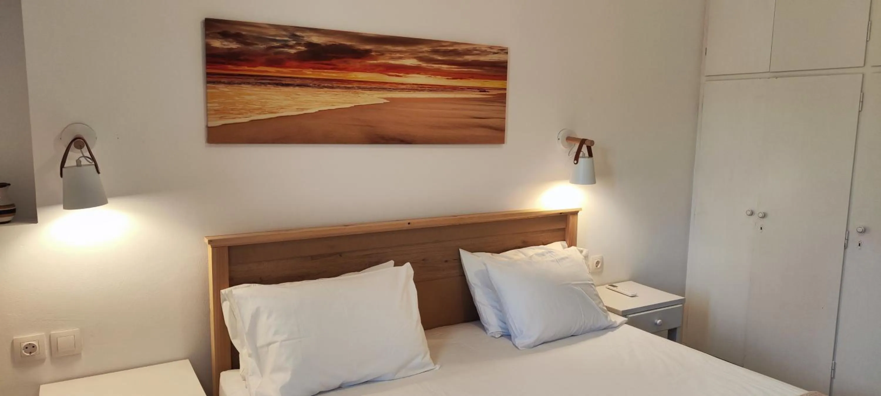 Bed in Ragousis Apartments