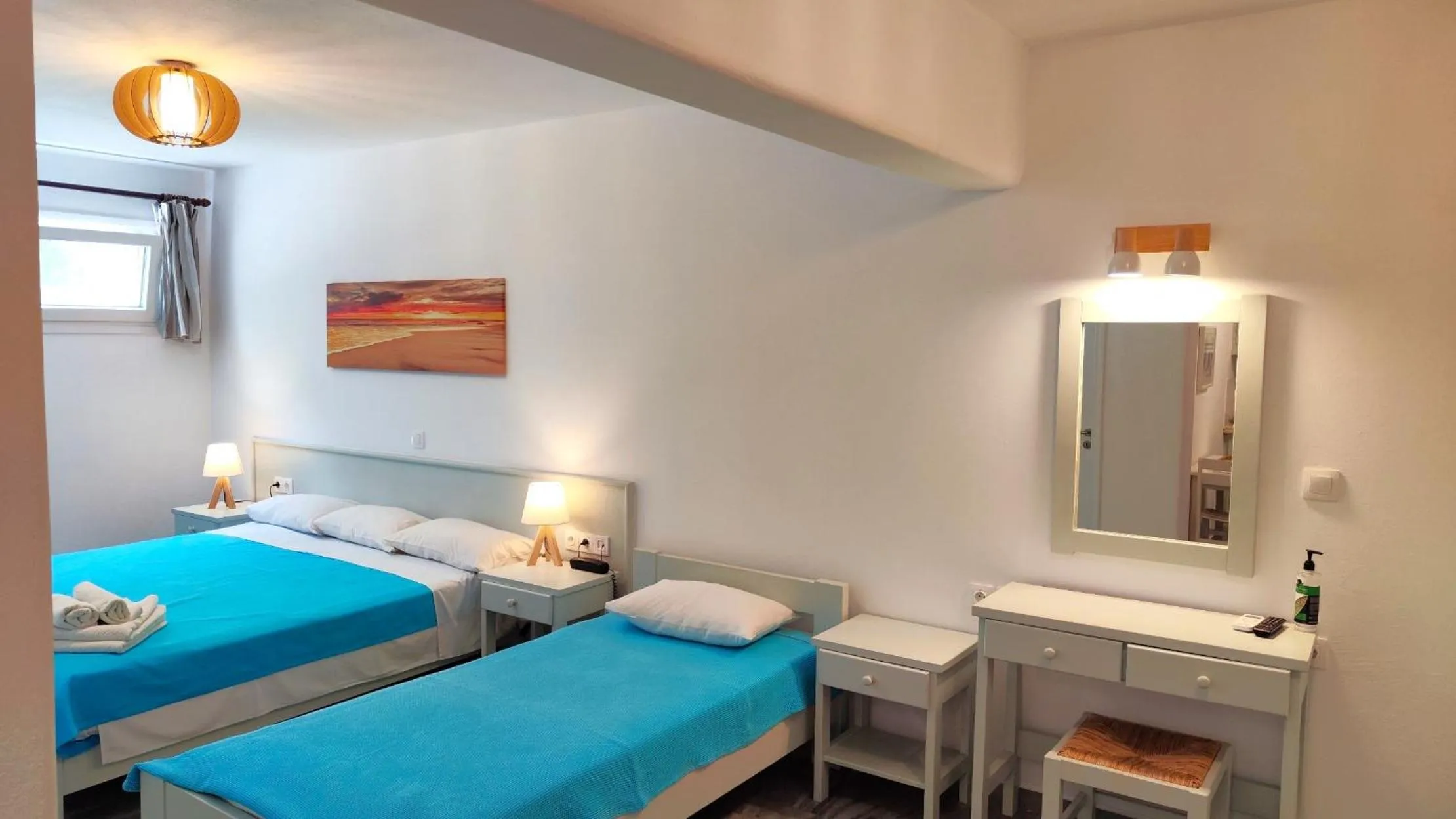 Bed in Ragousis Apartments