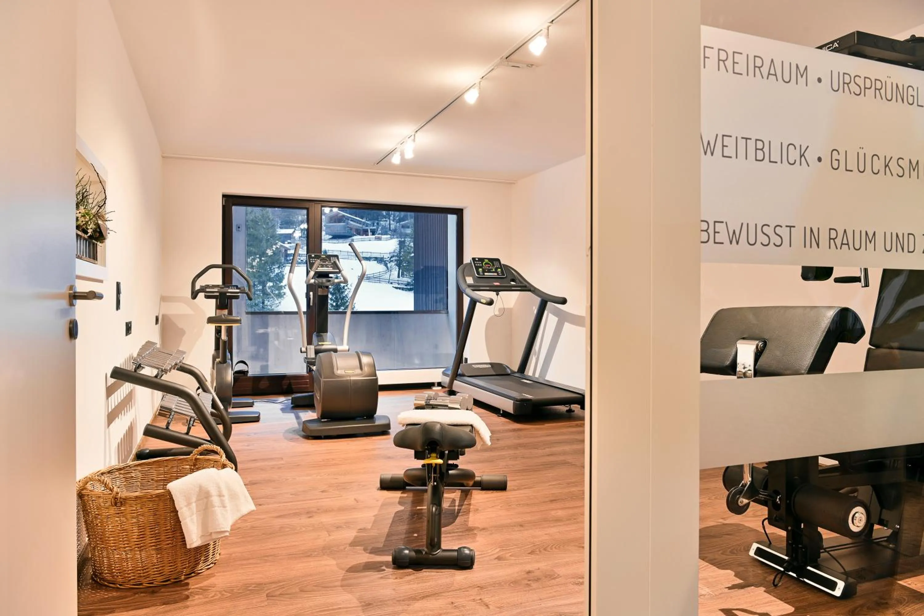 Fitness centre/facilities in Aktiv-Hotel Sarotla