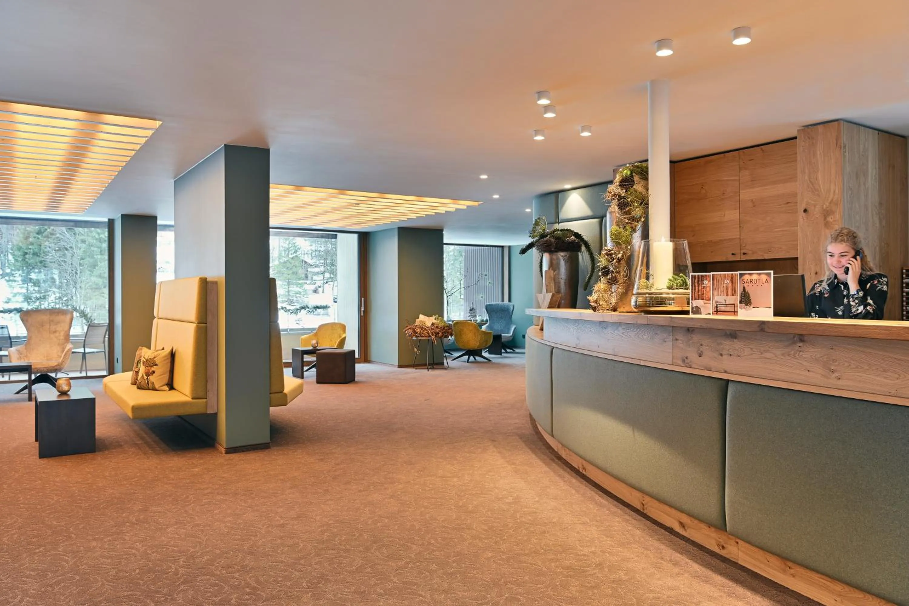 Lobby or reception in Aktiv-Hotel Sarotla