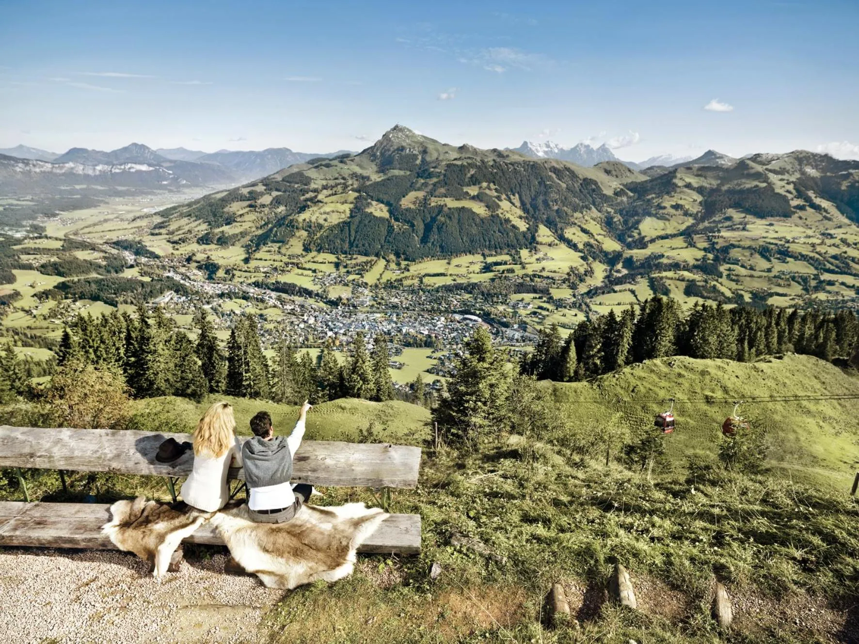 Natural landscape in Tennerhof Luxury Chalets