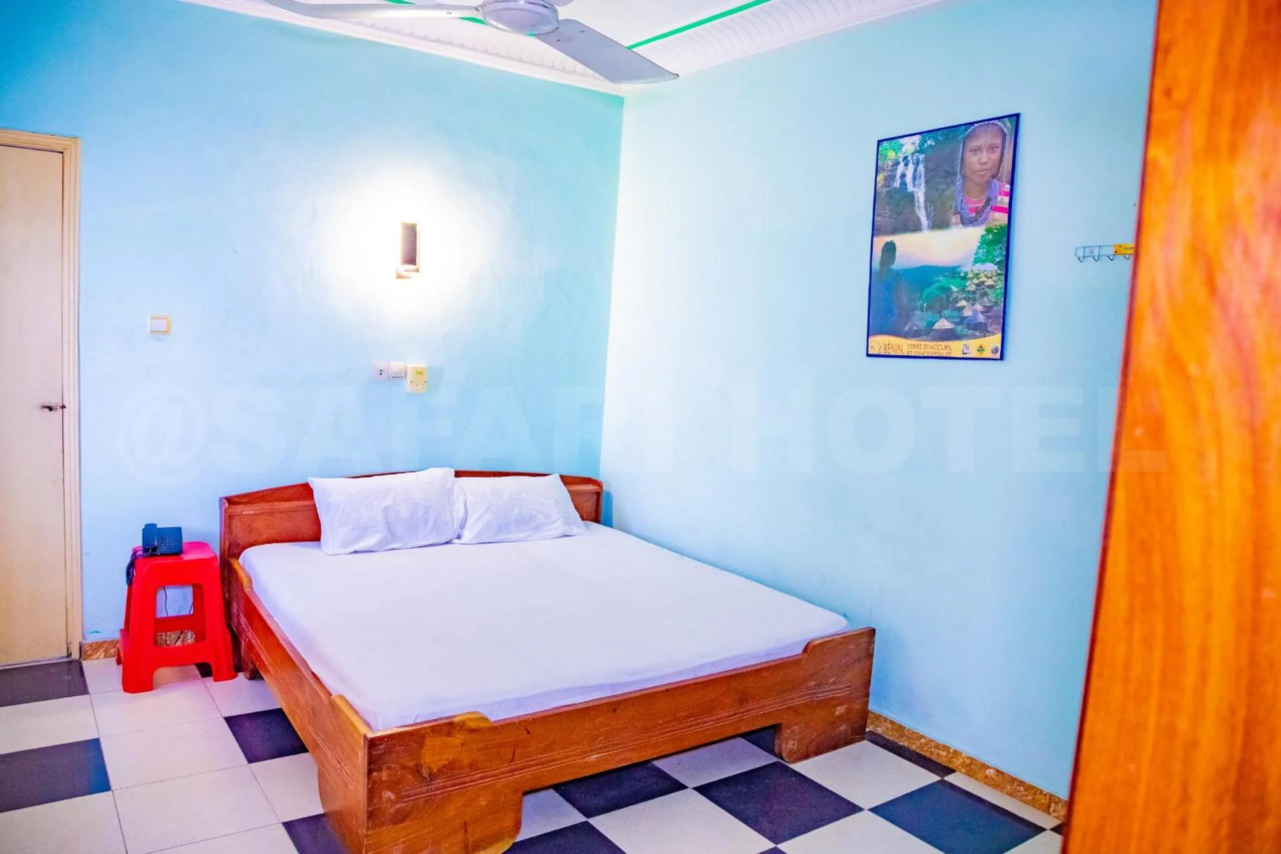 Bed in Hotel Safari COTONOU
