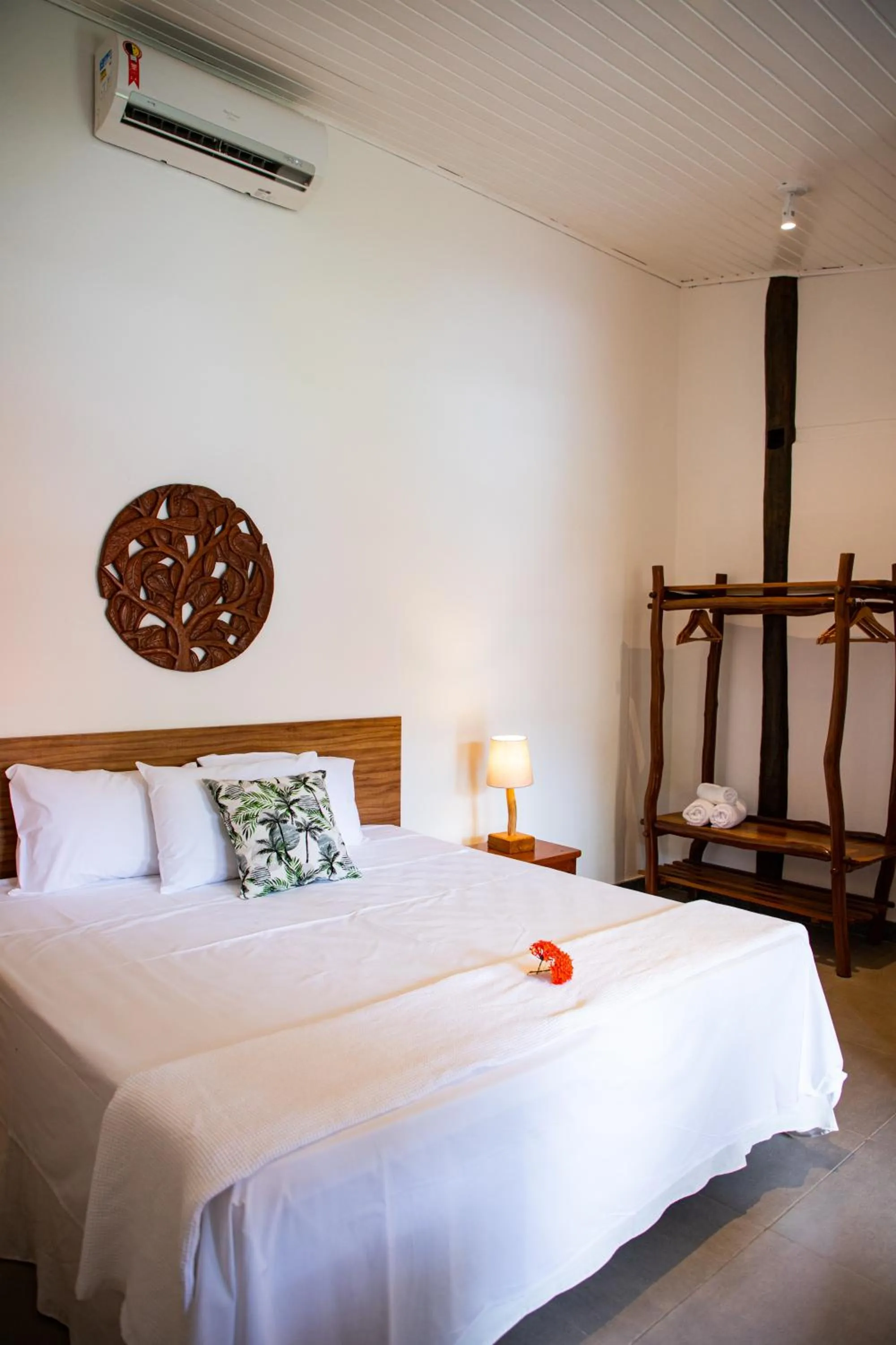 Bed in Tororao Hotel Pousada