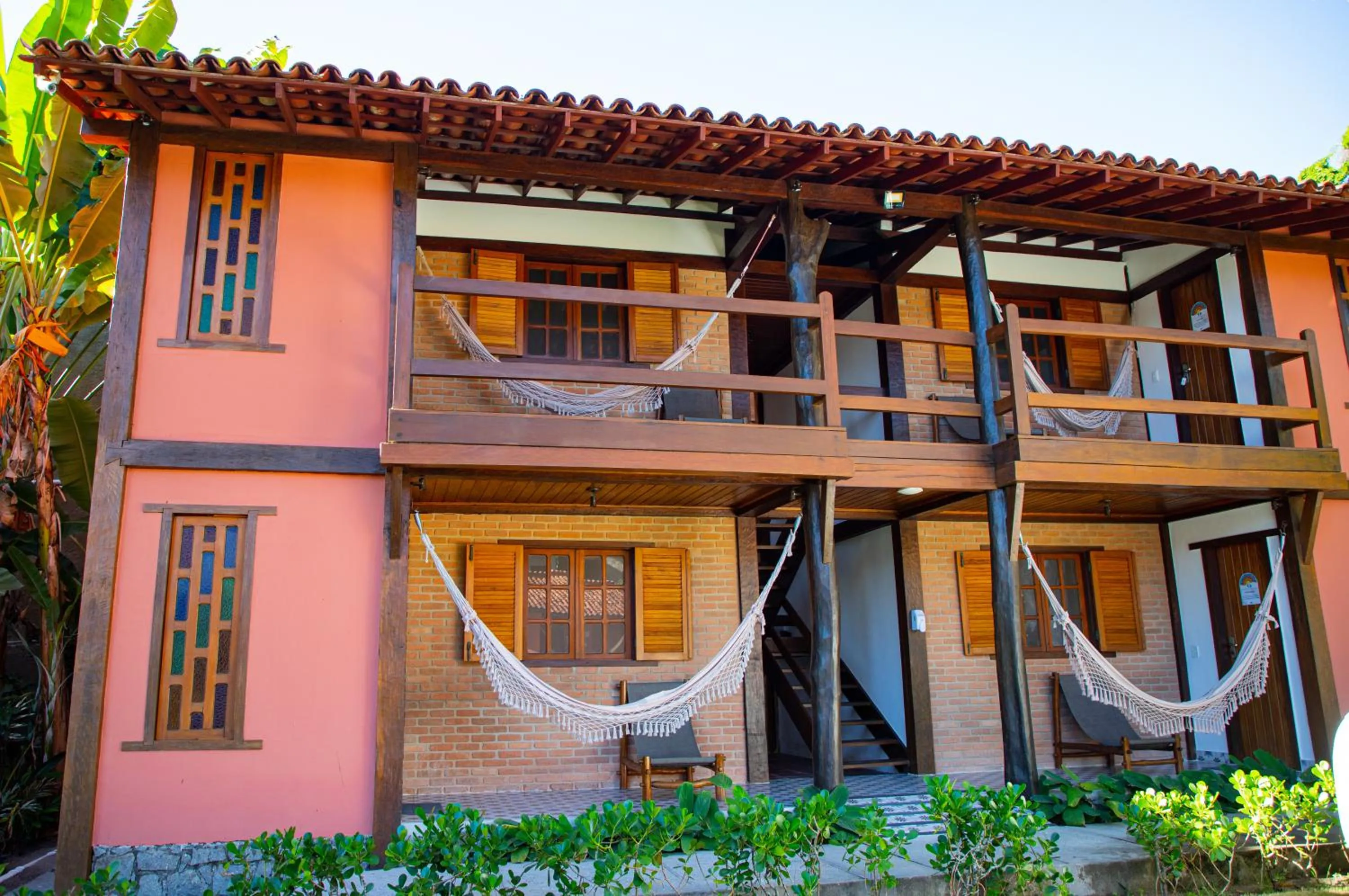 Property building in Tororao Hotel Pousada