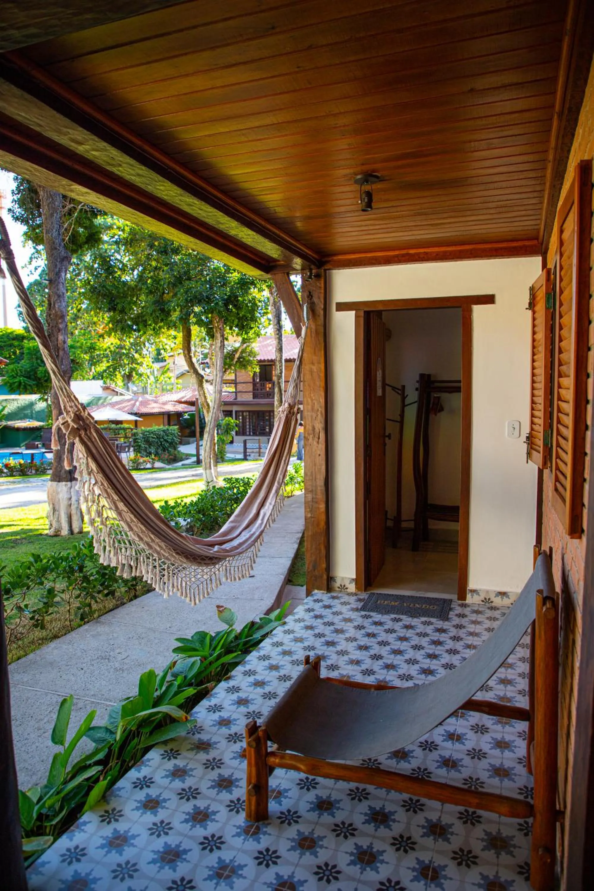 Patio in Tororao Hotel Pousada