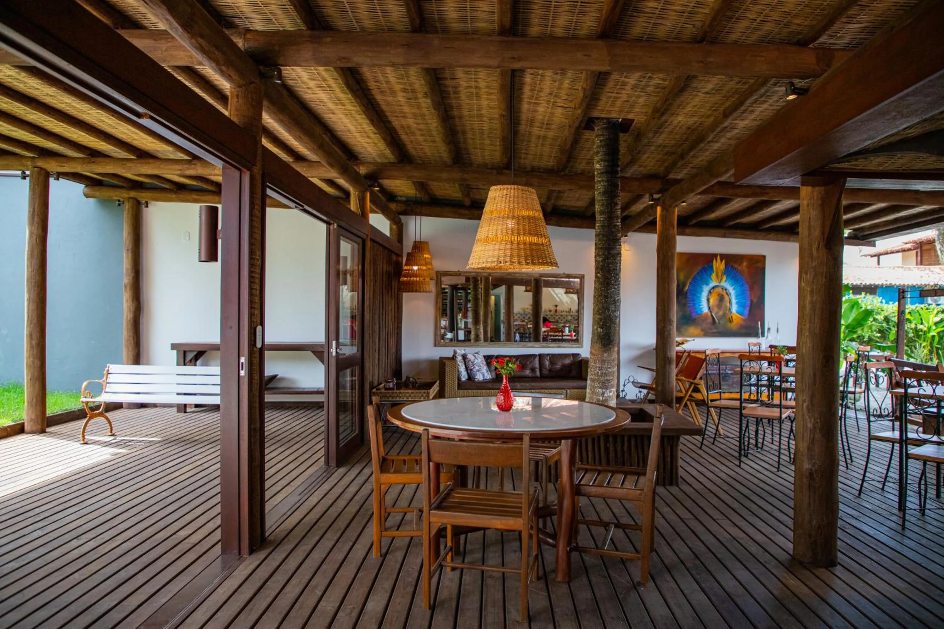 Lobby or reception in Tororao Hotel Pousada