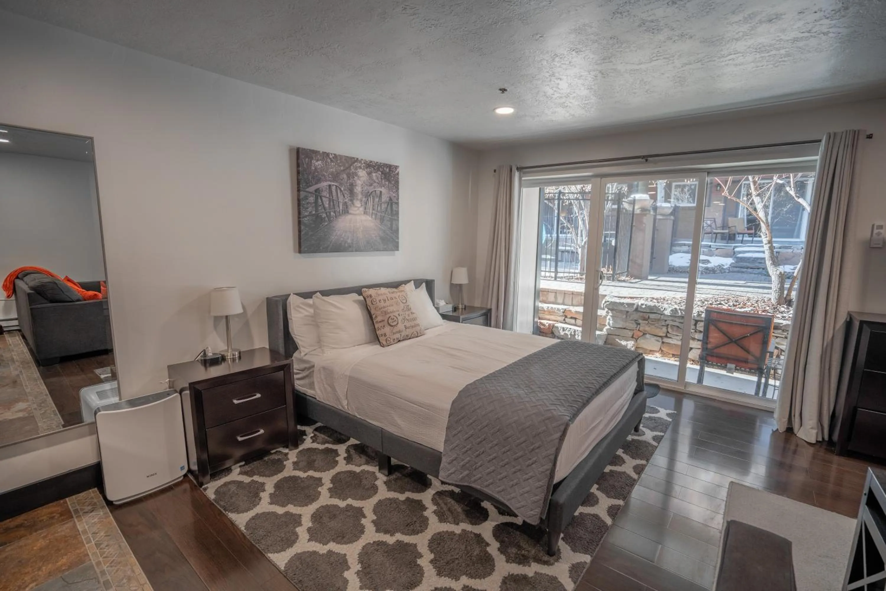 Bed in Treasure Mountain Inn