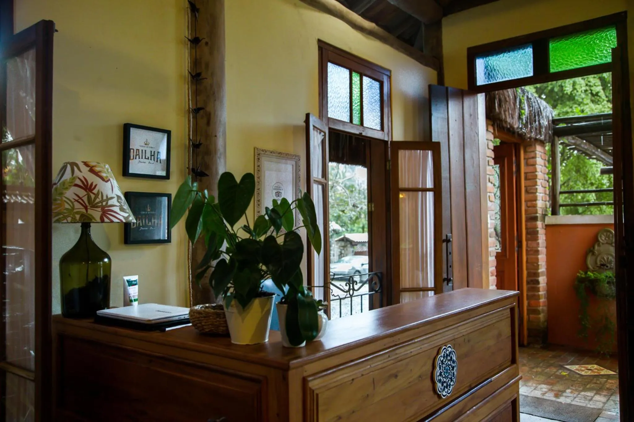 Lobby or reception in Pousada Terra Madre