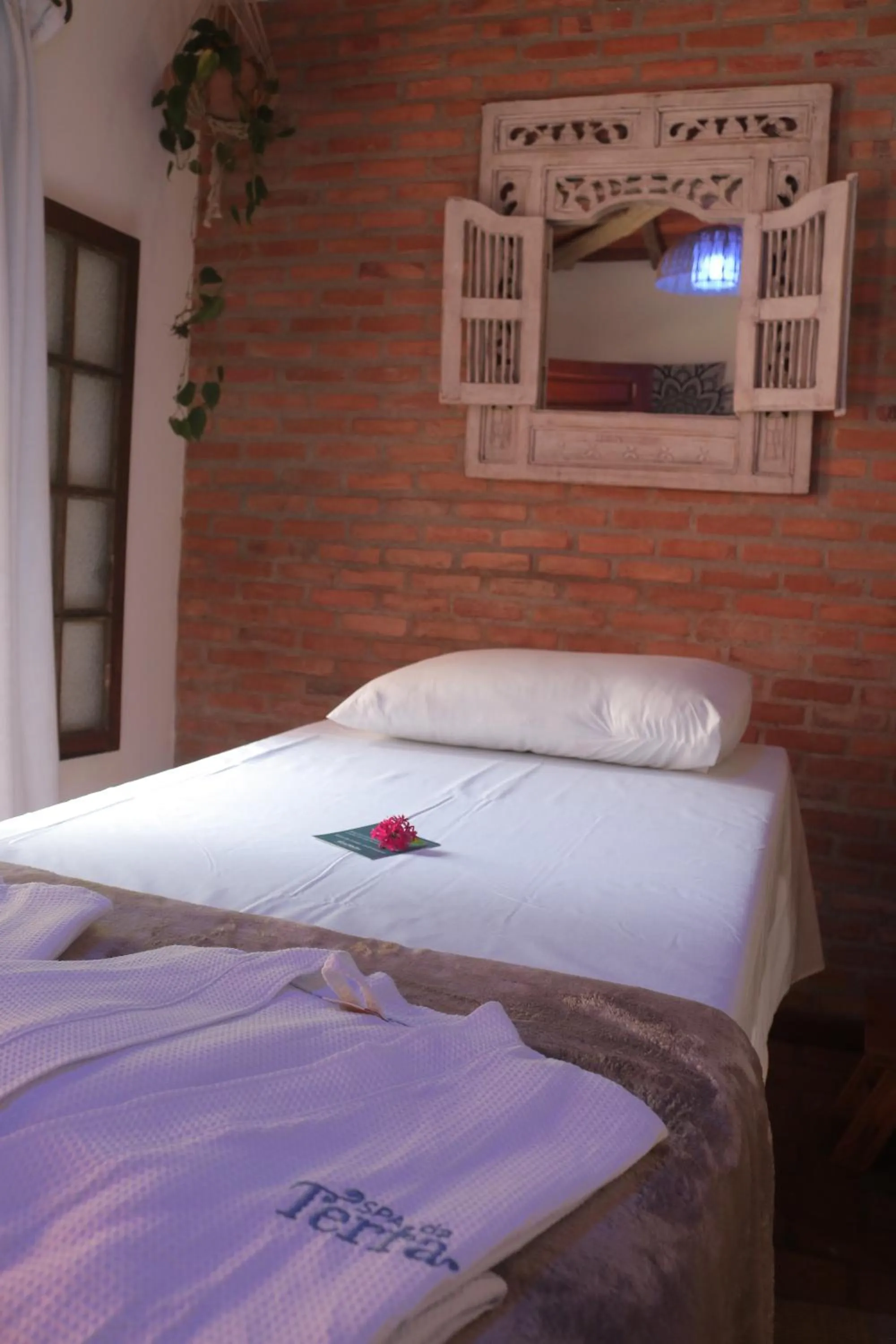 Spa and wellness centre/facilities, Bed in Pousada Terra Madre