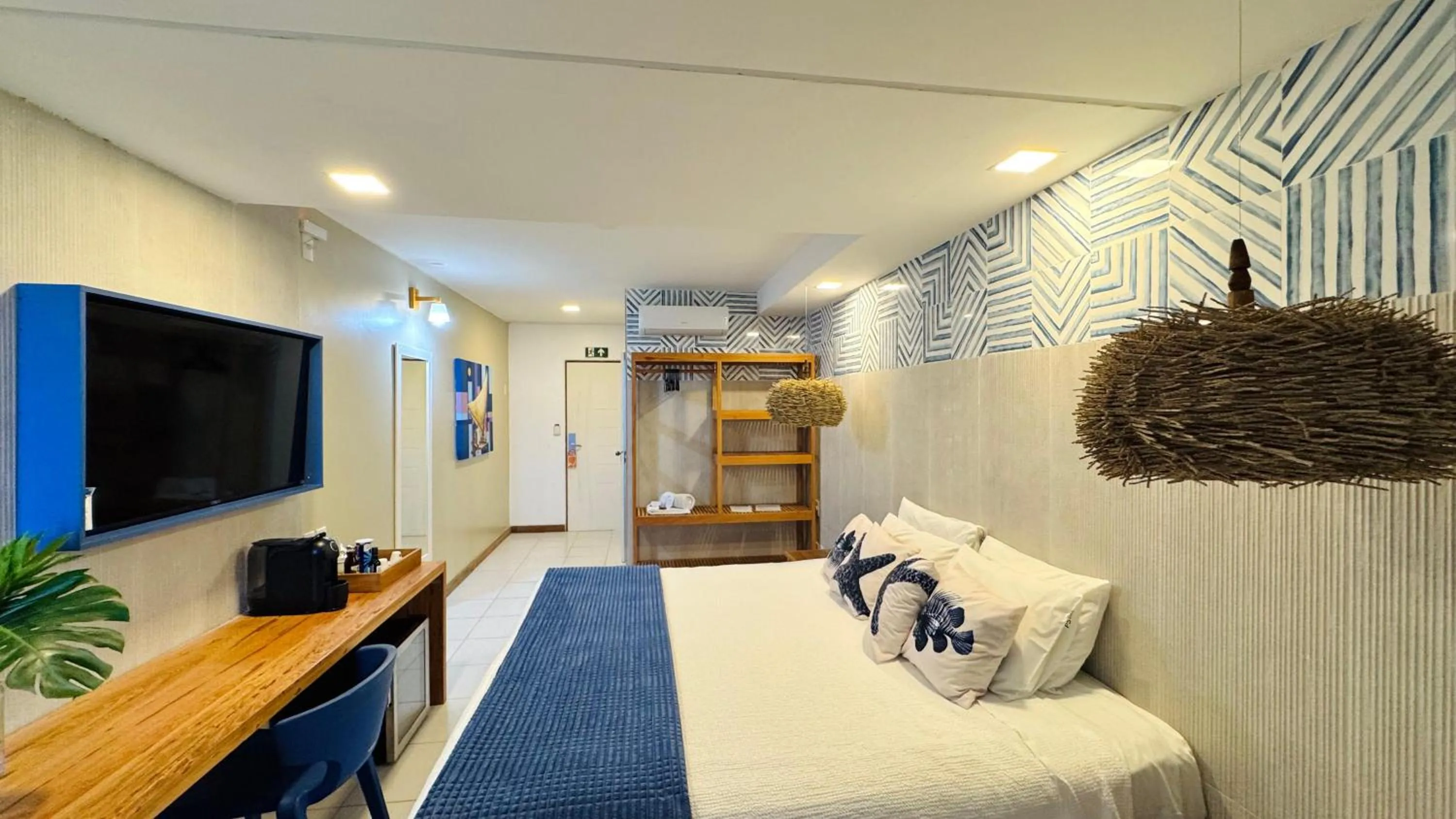 Bed in Hotel Praia do Sol