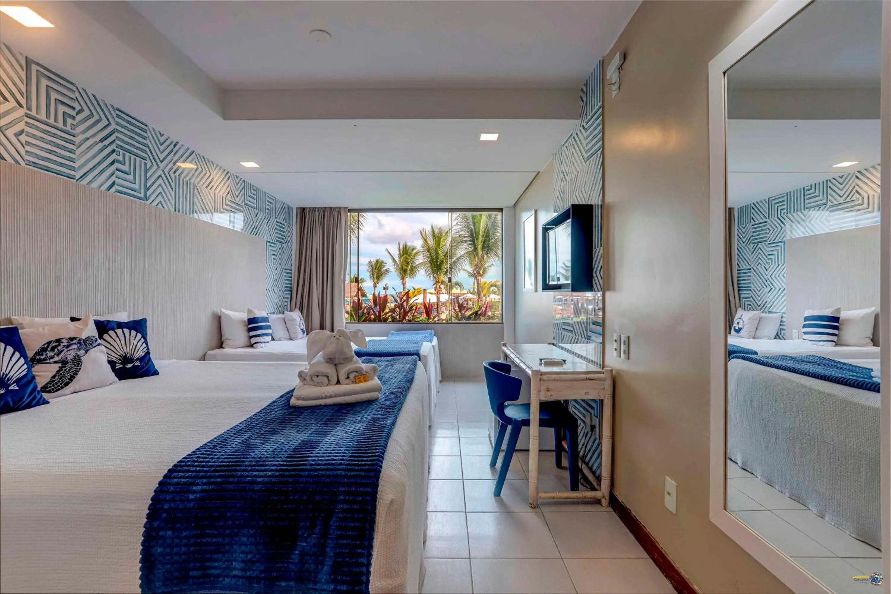 Bed in Hotel Praia do Sol