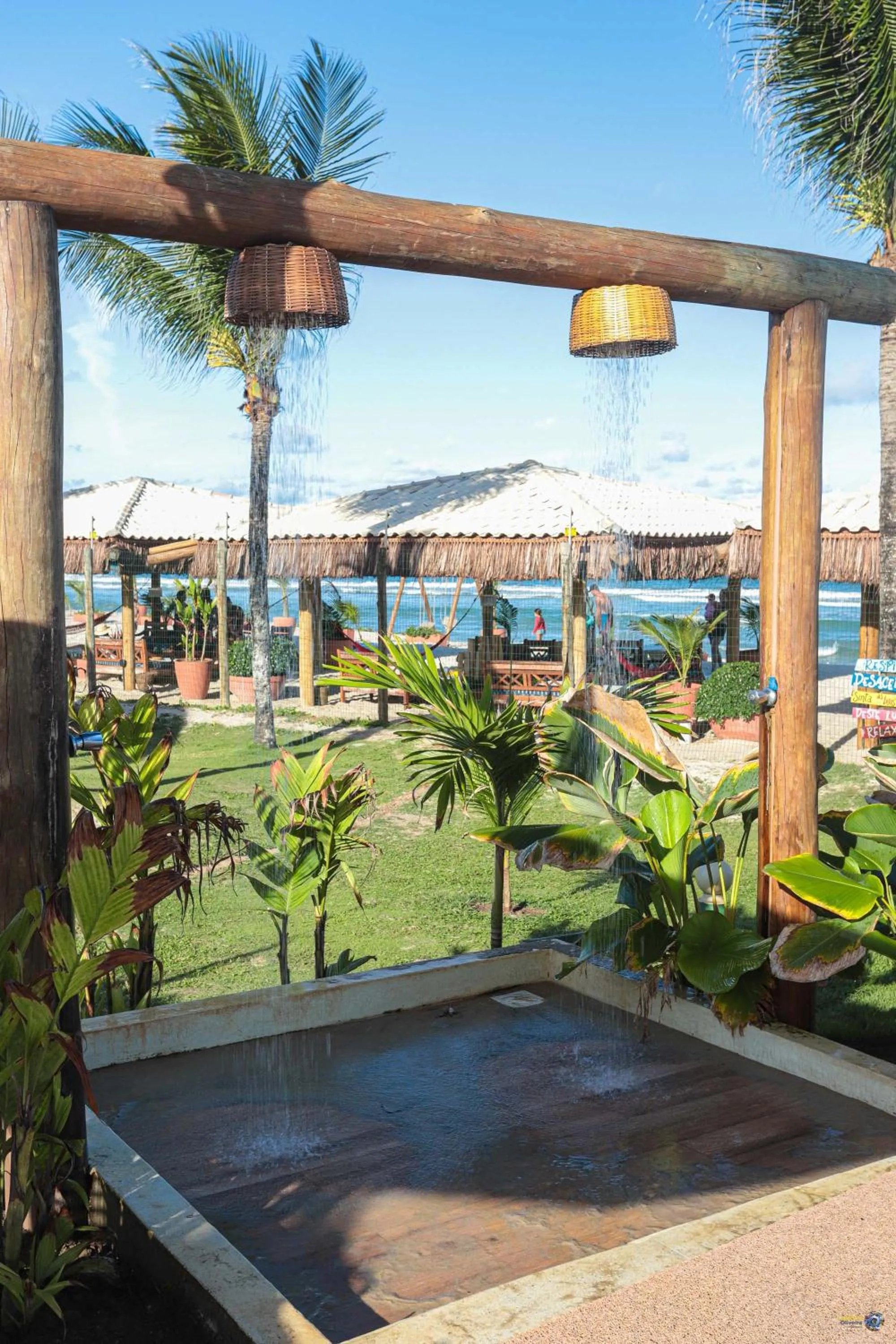 Shower in Hotel Praia do Sol