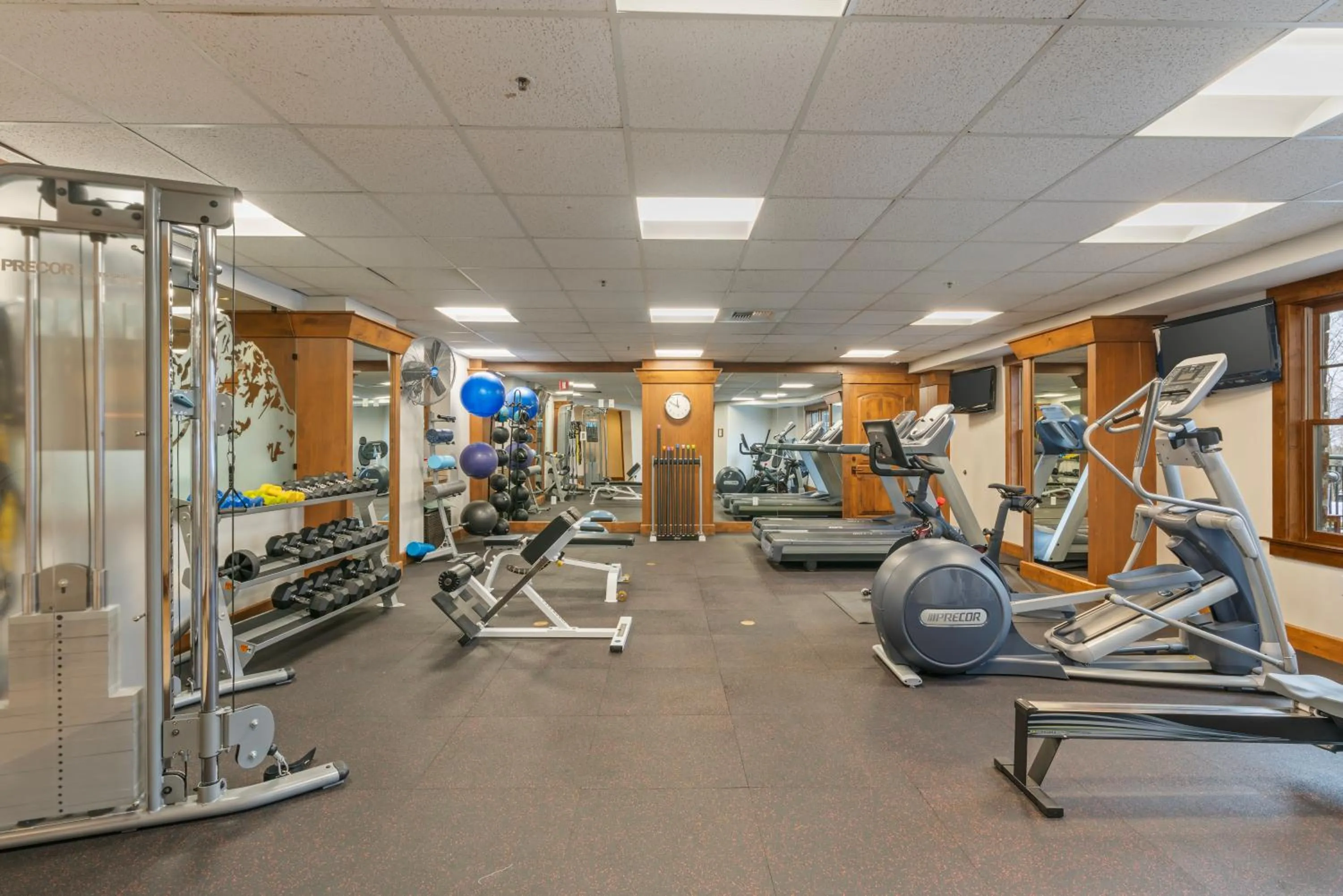 Fitness centre/facilities in Teton Club