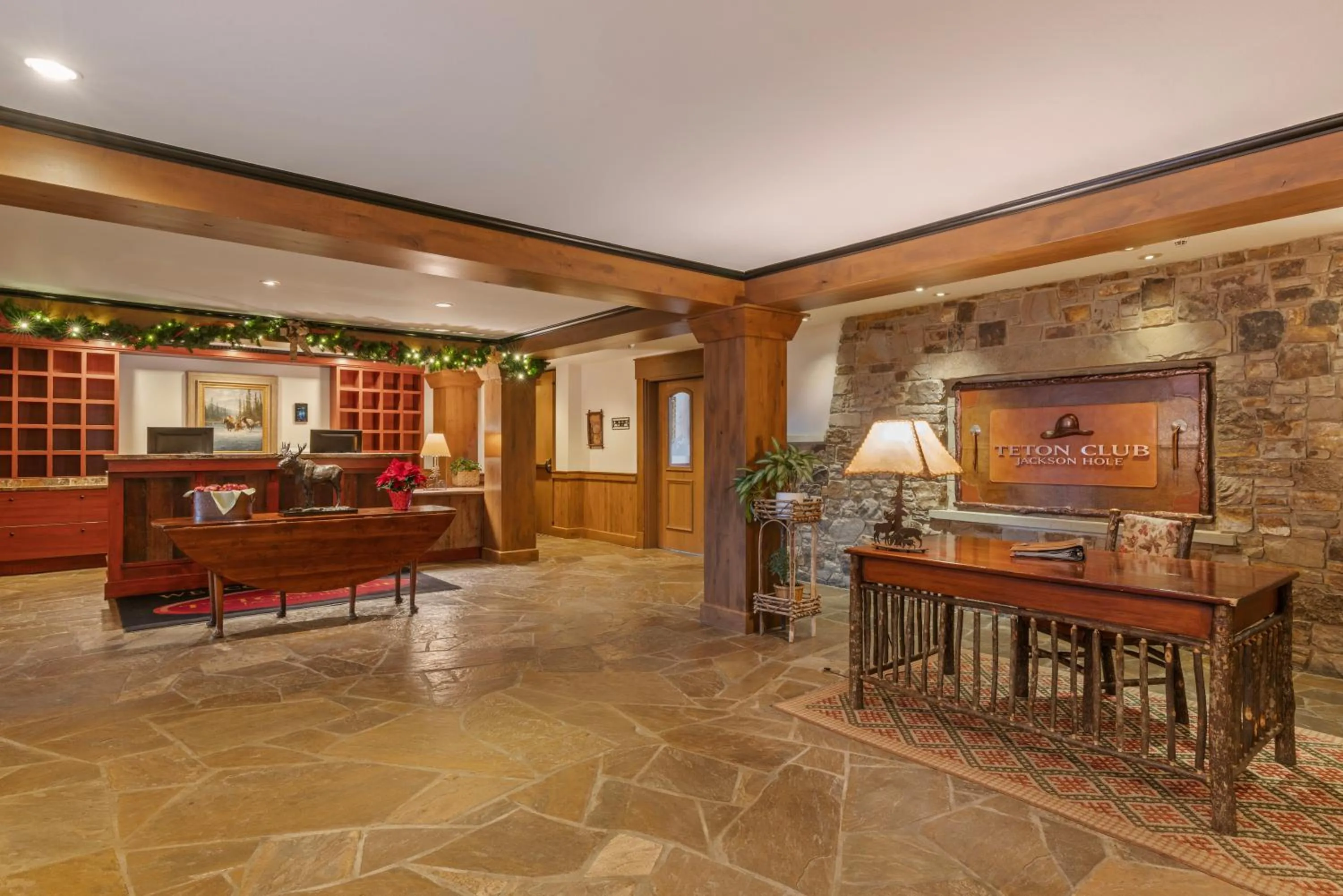 Lobby or reception in Teton Club